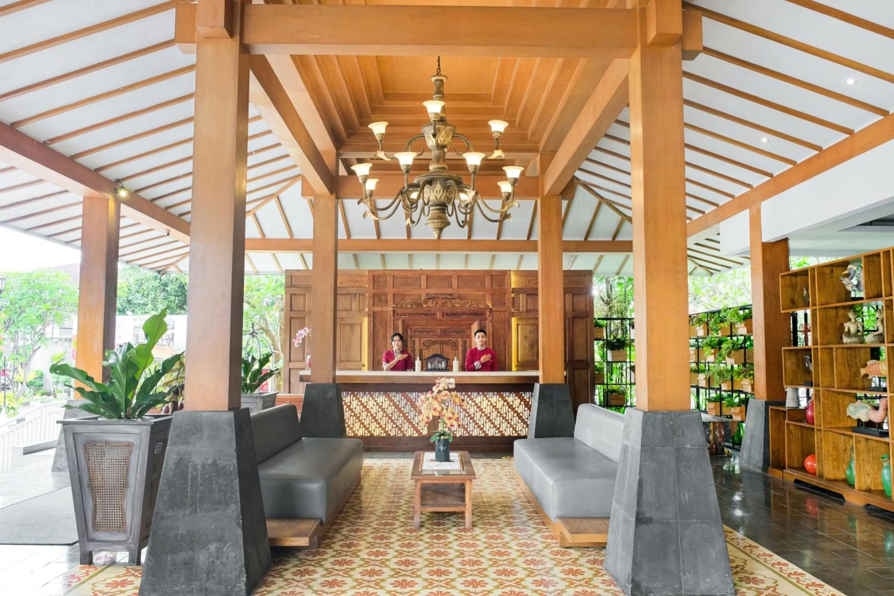 Lobby or reception in Burza Hotel Yogyakarta