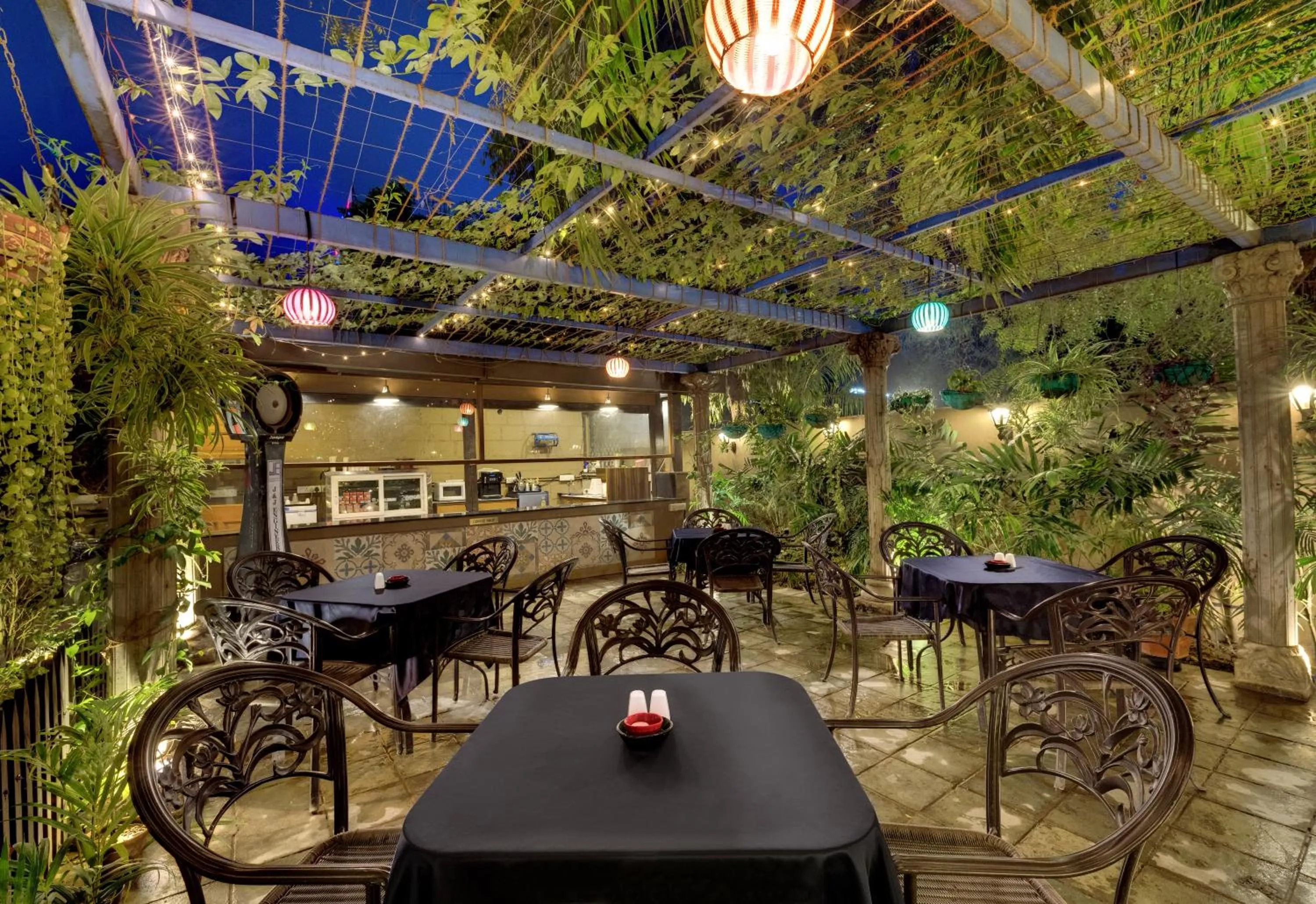 Patio in WelcomHeritage Mani Mansion