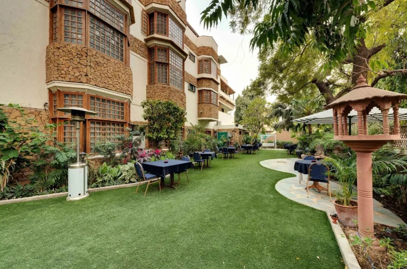 Seating area in WelcomHeritage Mani Mansion