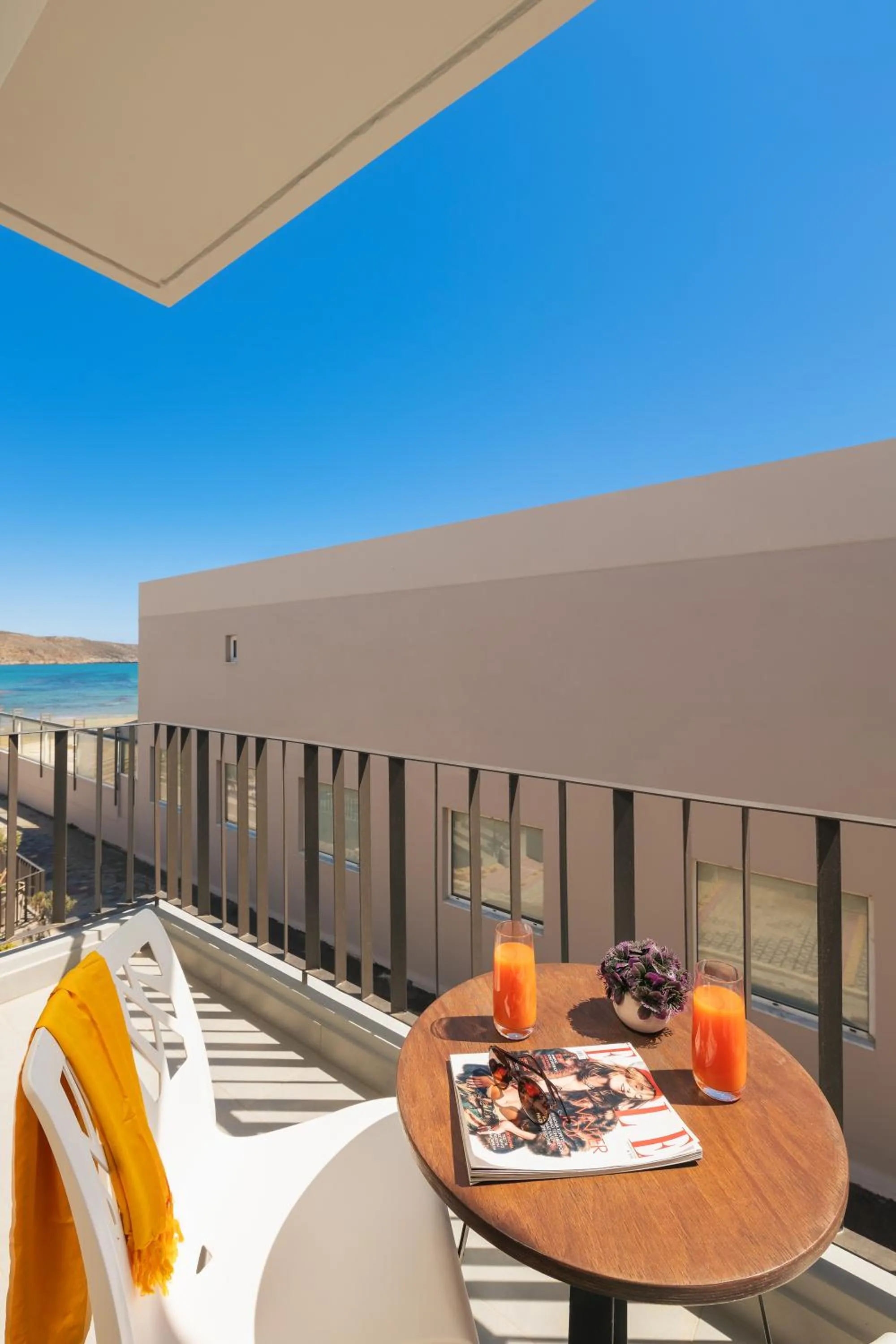 Balcony/Terrace in Elia Agia Marina Hotel