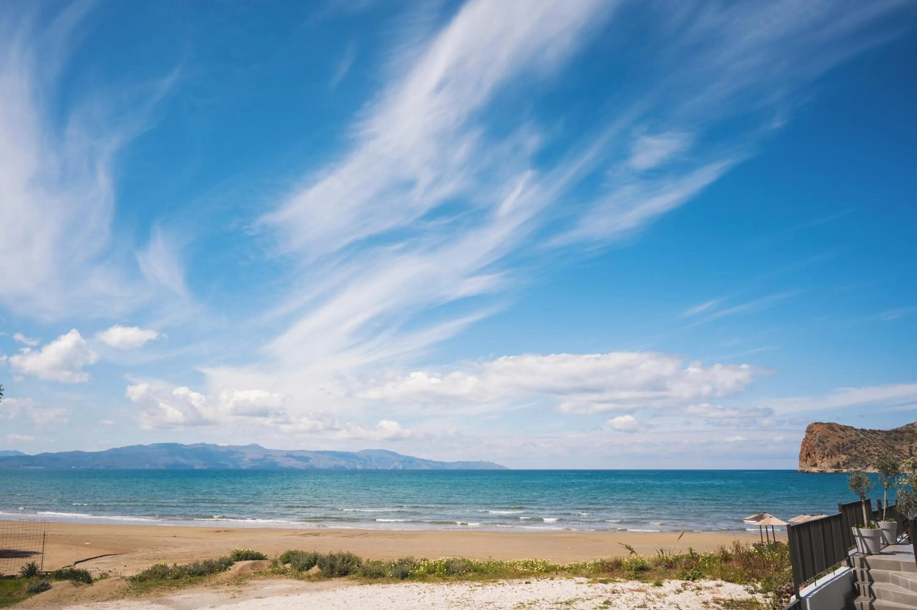 Sea view in Elia Agia Marina Hotel