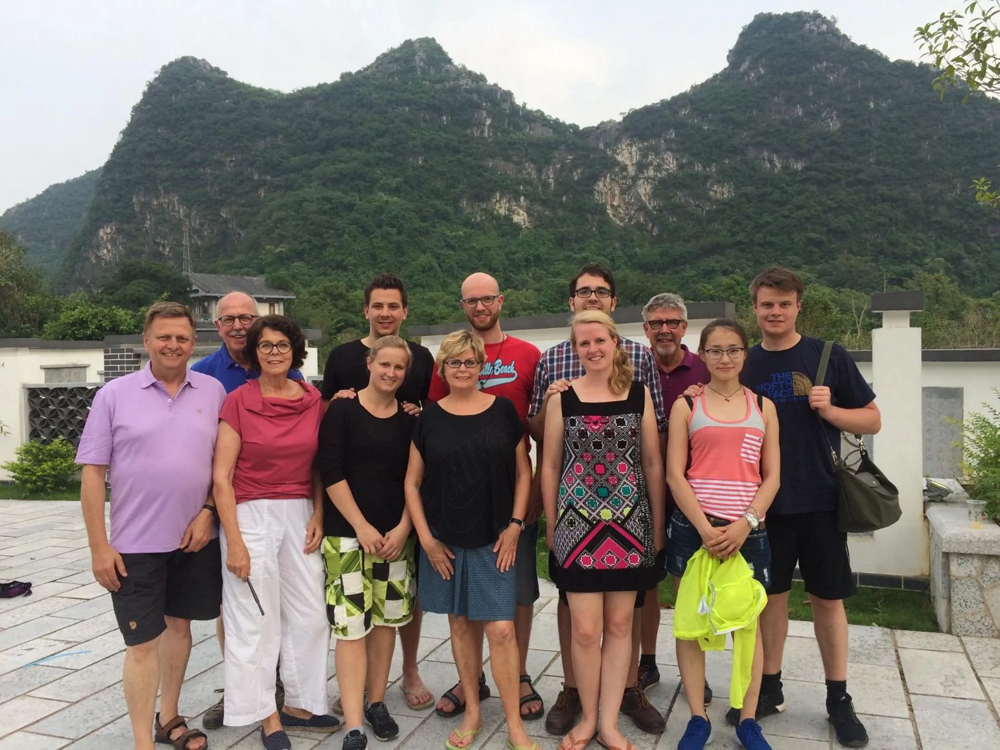 Family in Moon Flower Hotel