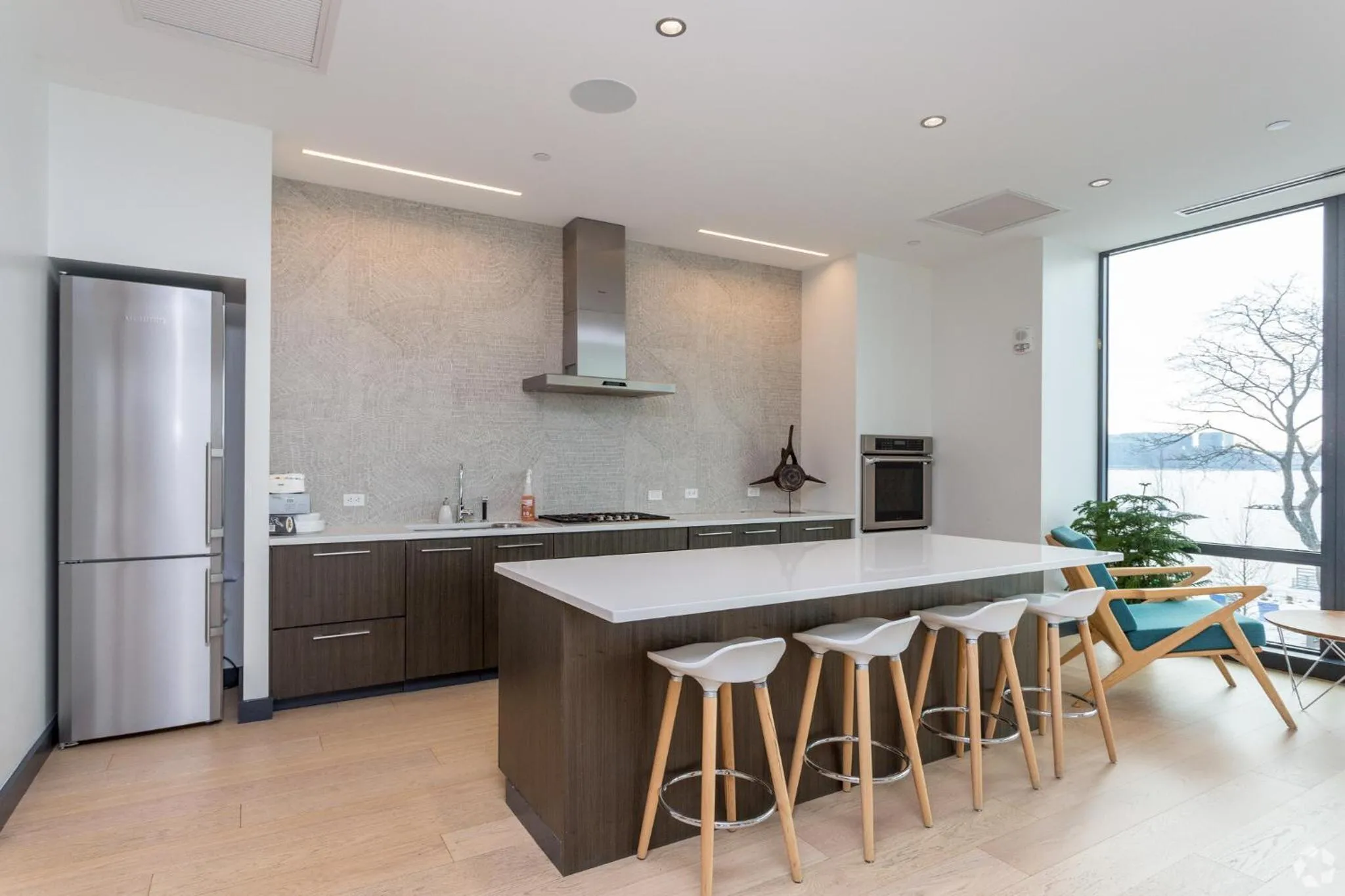 Kitchen or kitchenette in Luxury Apartments by Hyatus Downtown Boston