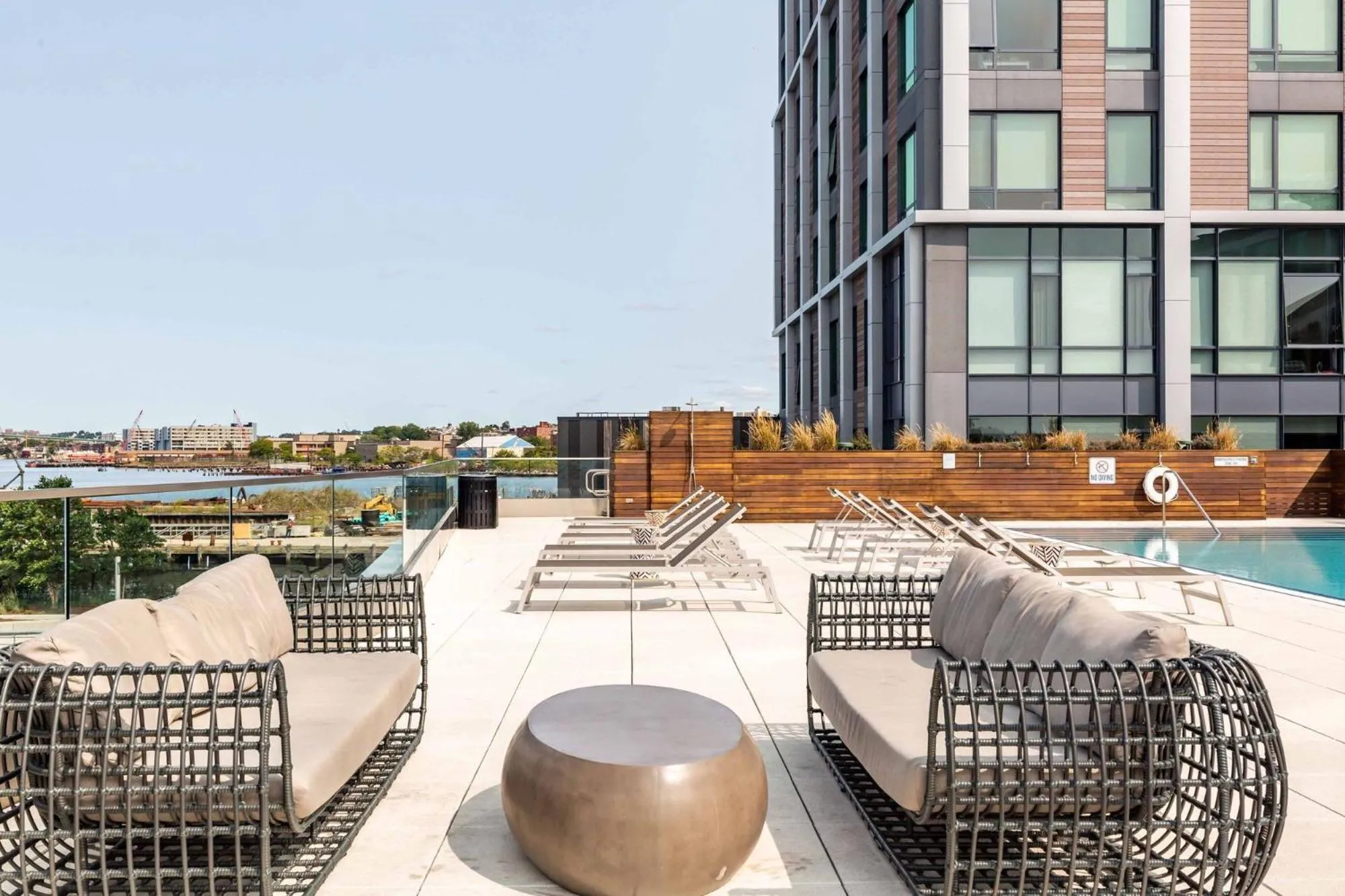 Swimming pool in Luxury Apartments by Hyatus Downtown Boston
