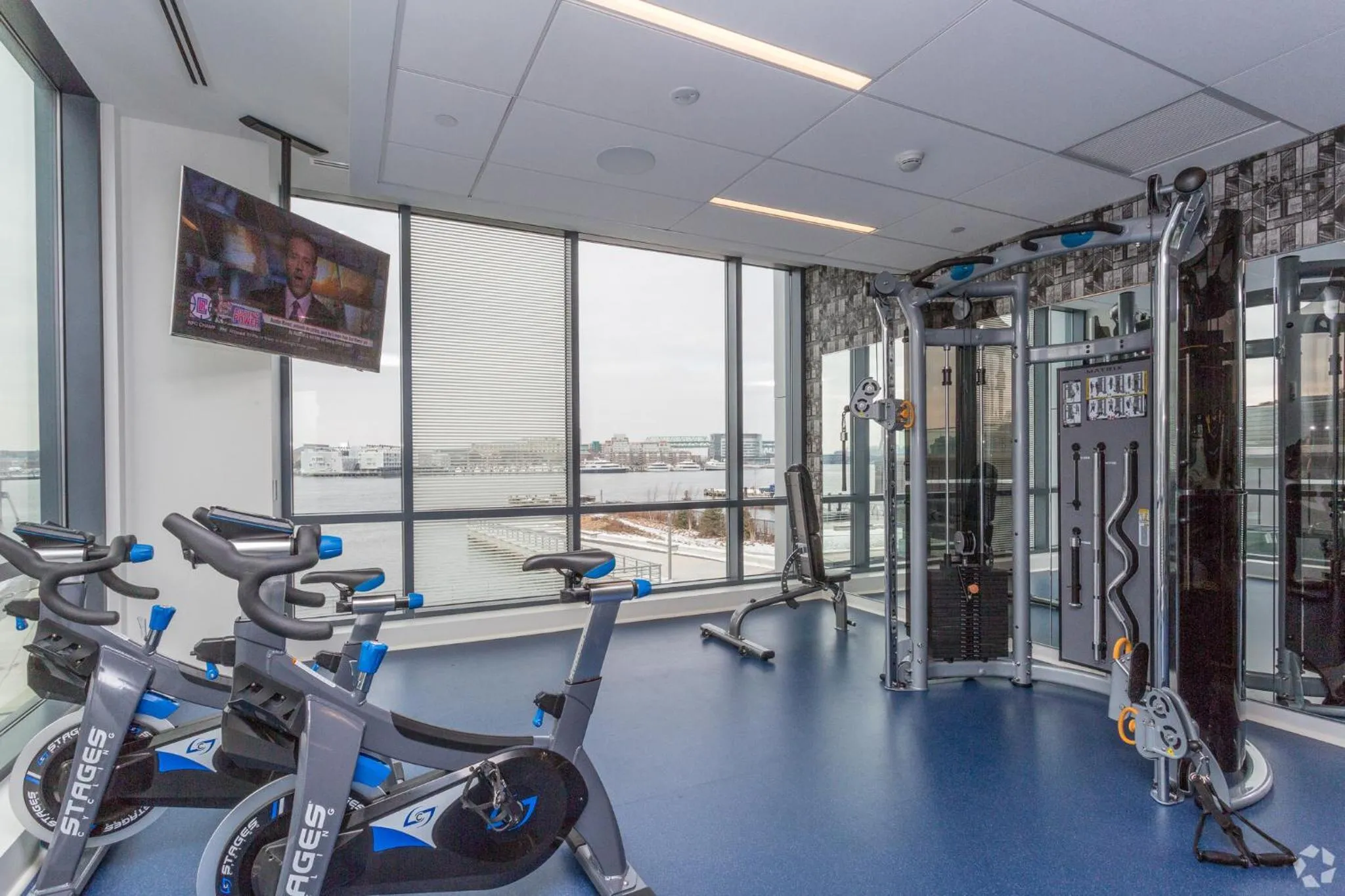 Fitness centre/facilities in Luxury Apartments by Hyatus Downtown Boston