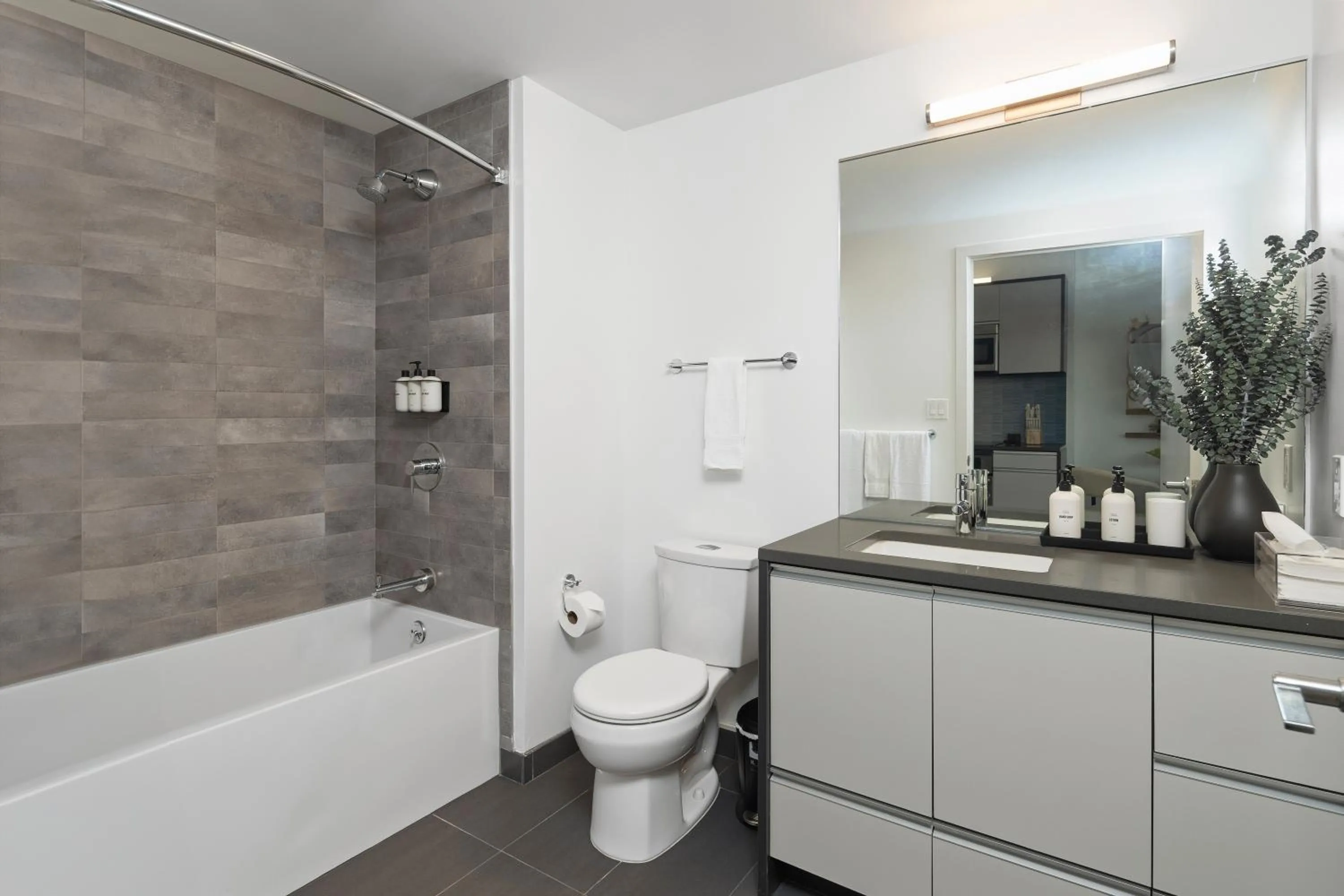 Bathroom in Luxury Apartments by Hyatus Downtown Boston