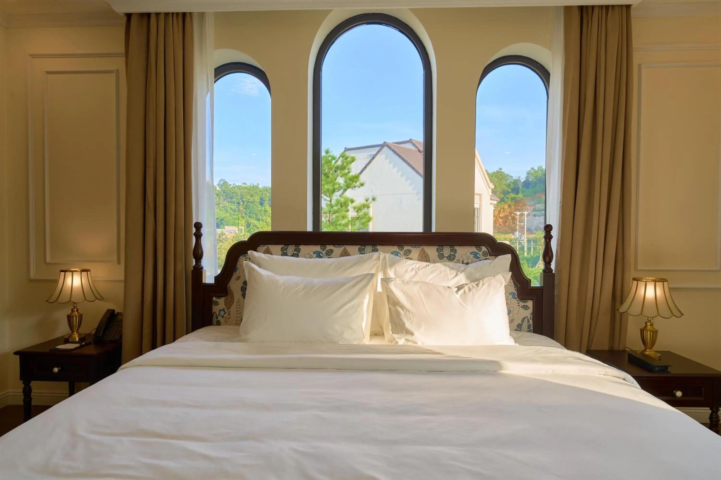 Bed in Venusgiti Hot Spring Resort & Spa