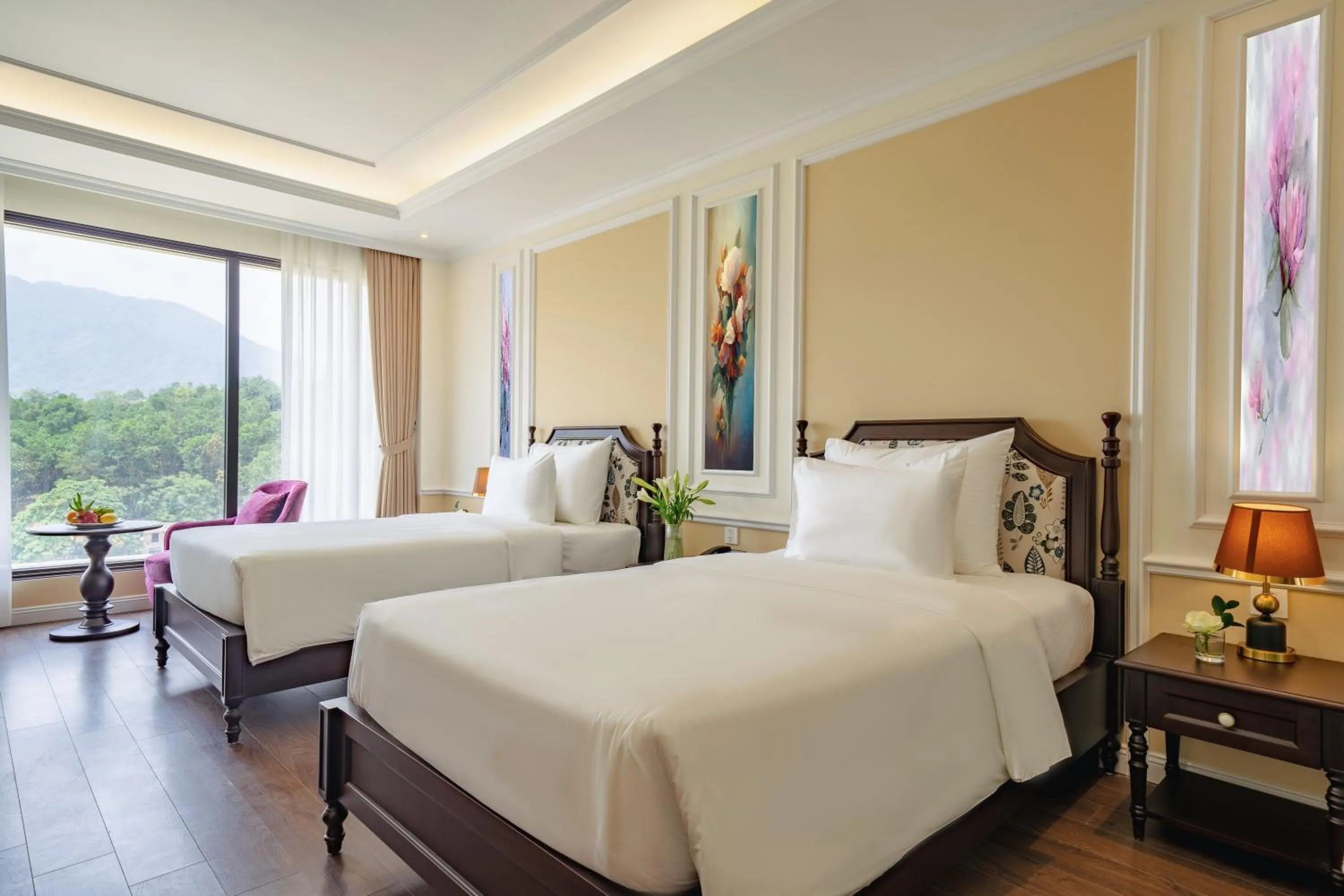 Bed in Venusgiti Hot Spring Resort & Spa