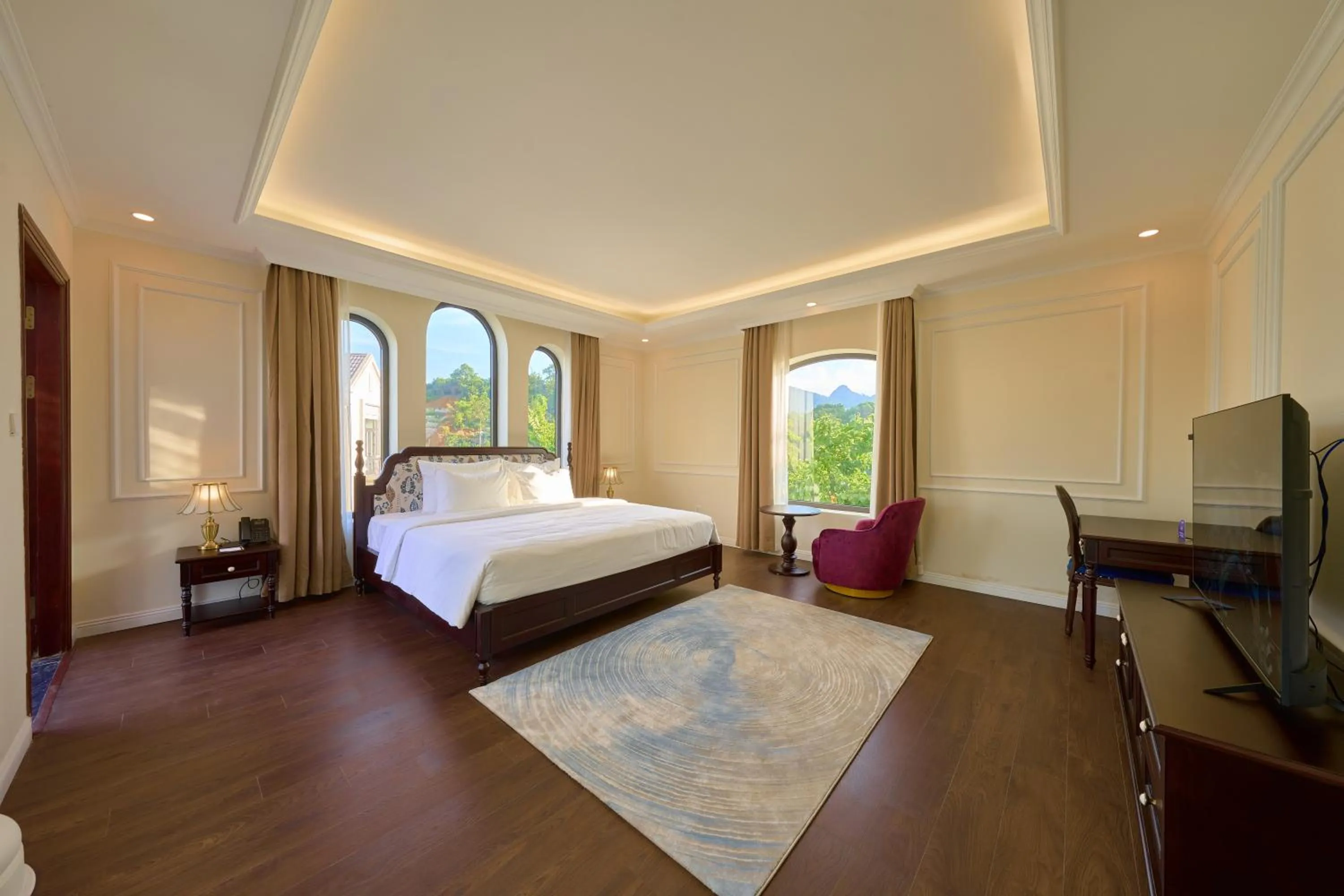 Bed in Venusgiti Hot Spring Resort & Spa