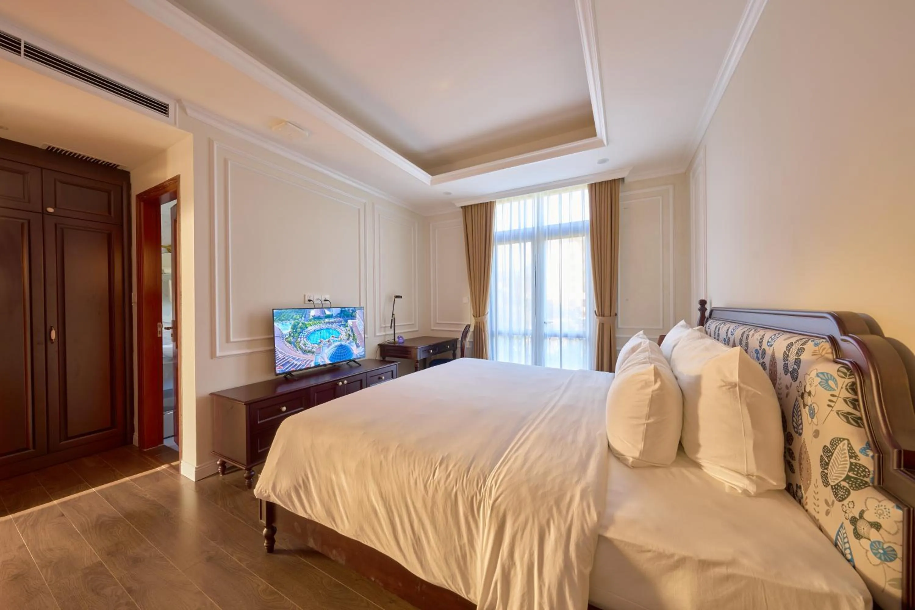 Bed in Venusgiti Hot Spring Resort & Spa