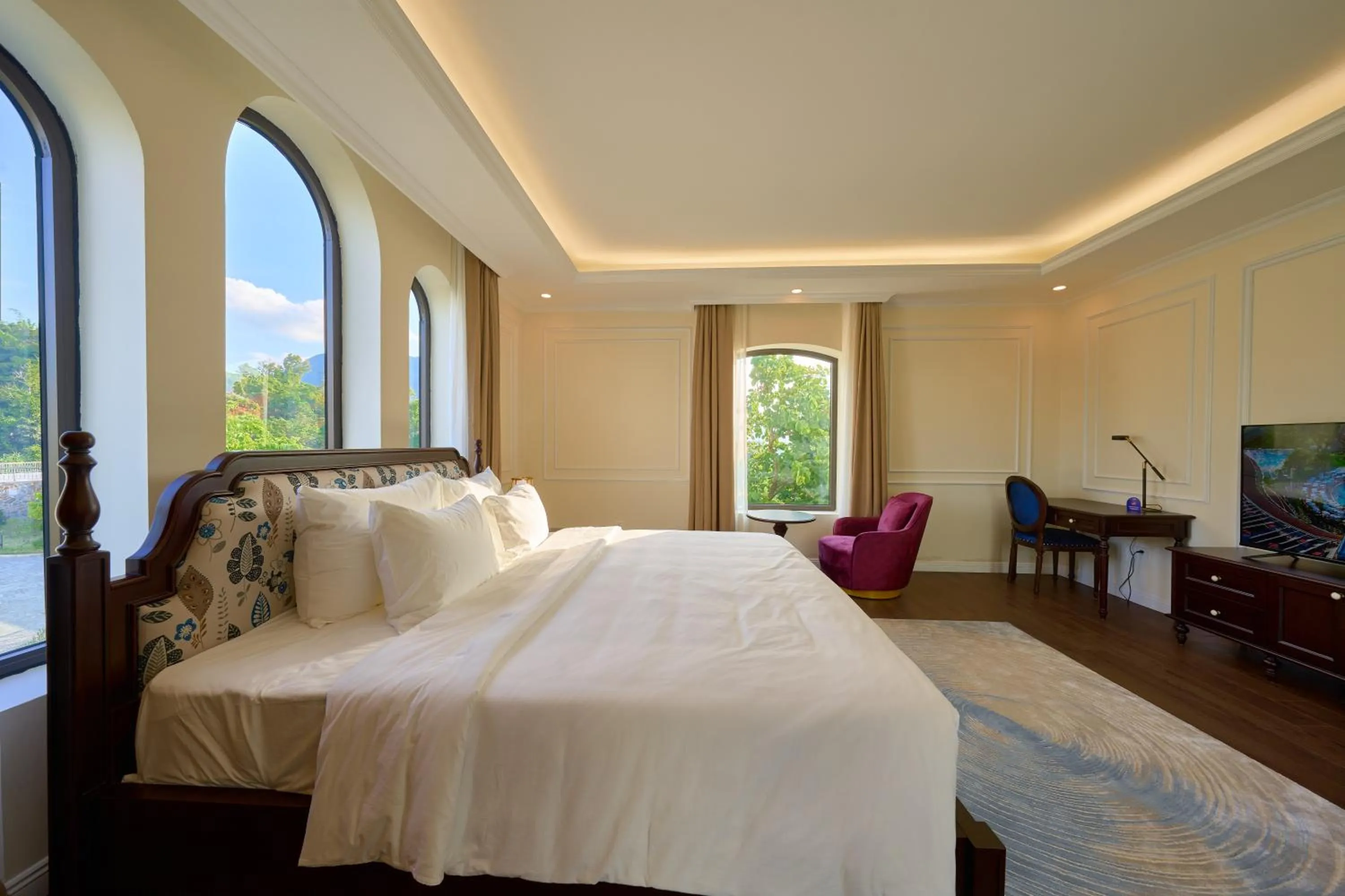 Bed in Venusgiti Hot Spring Resort & Spa