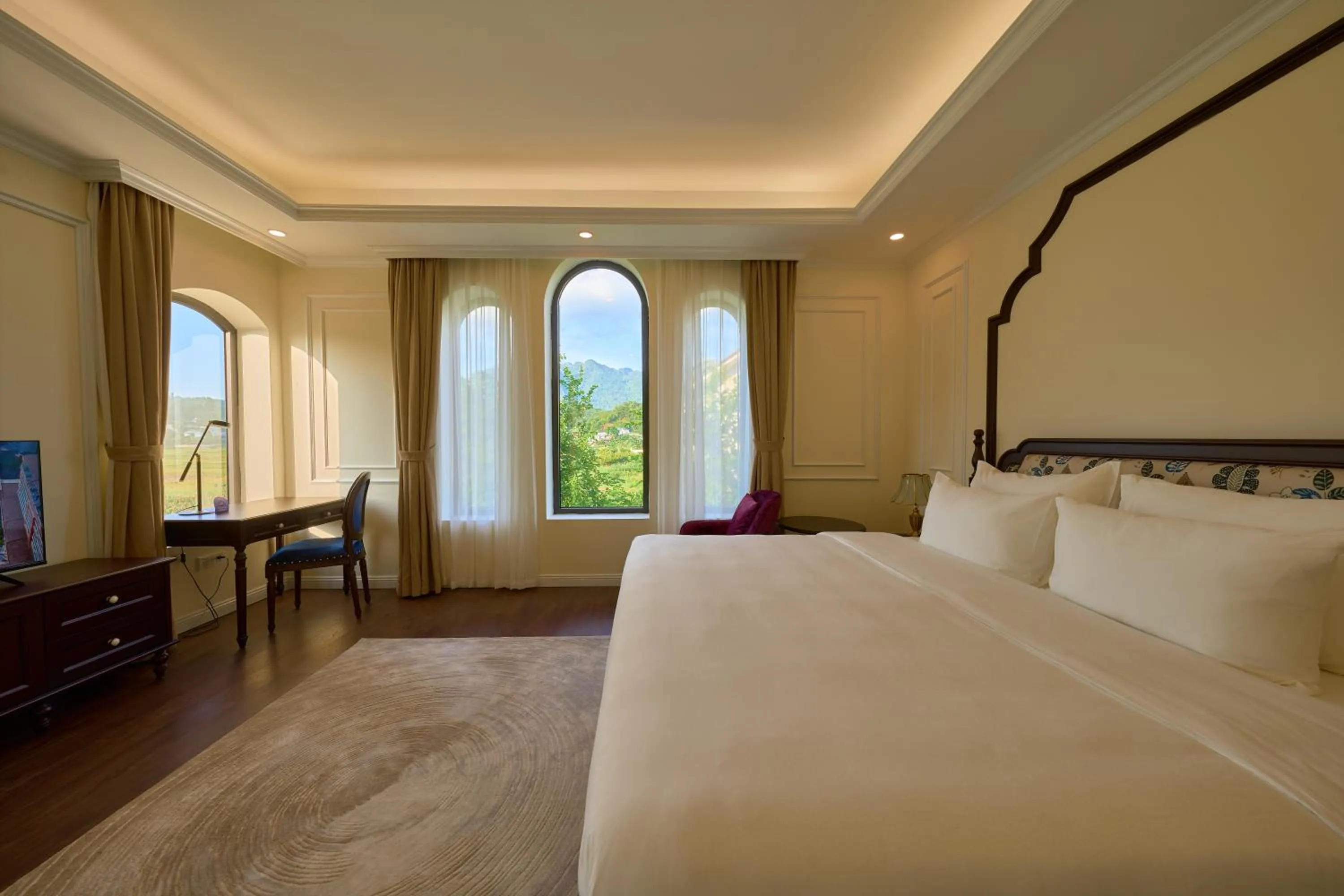 Bed in Venusgiti Hot Spring Resort & Spa