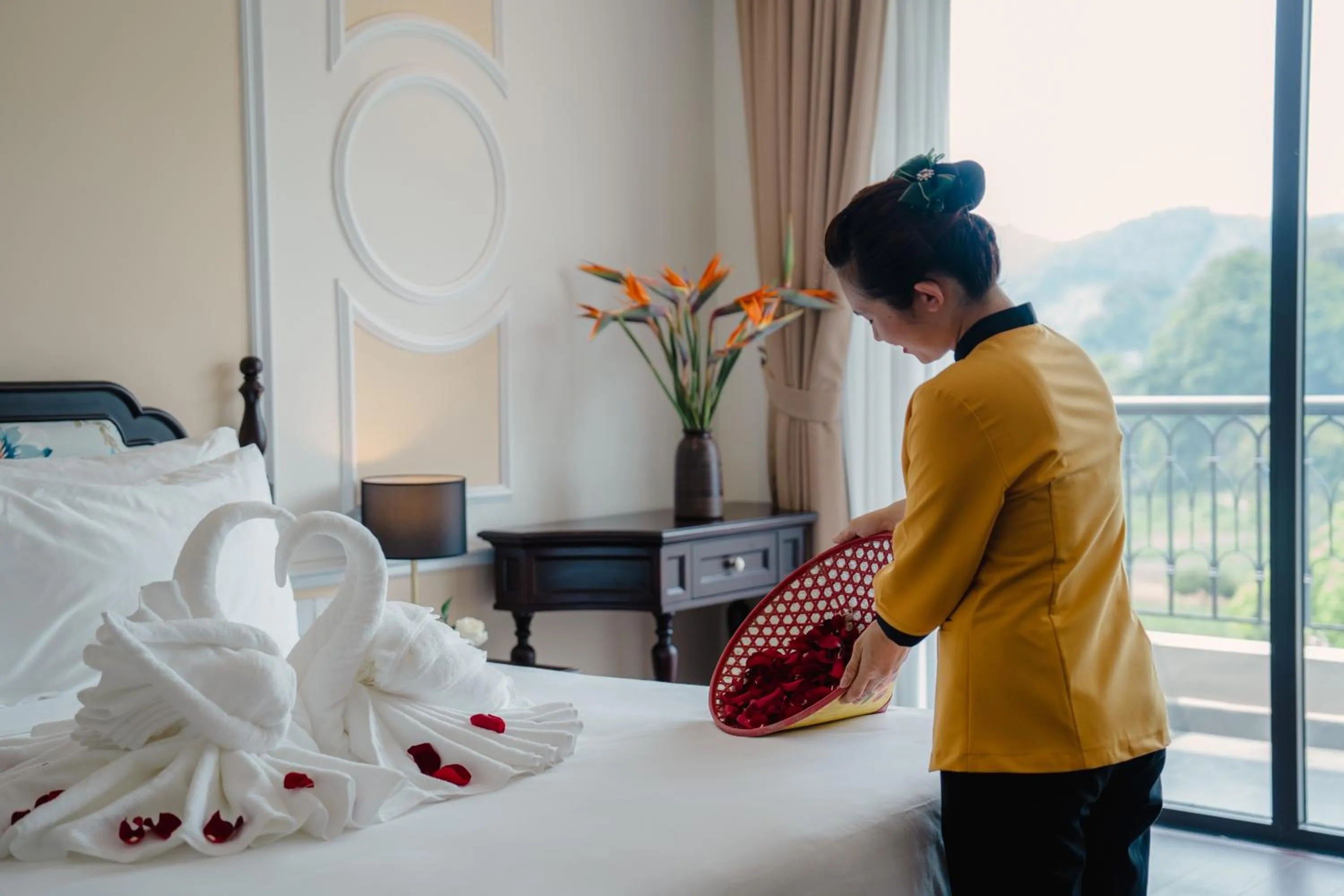 People, Bed in Venusgiti Hot Spring Resort & Spa