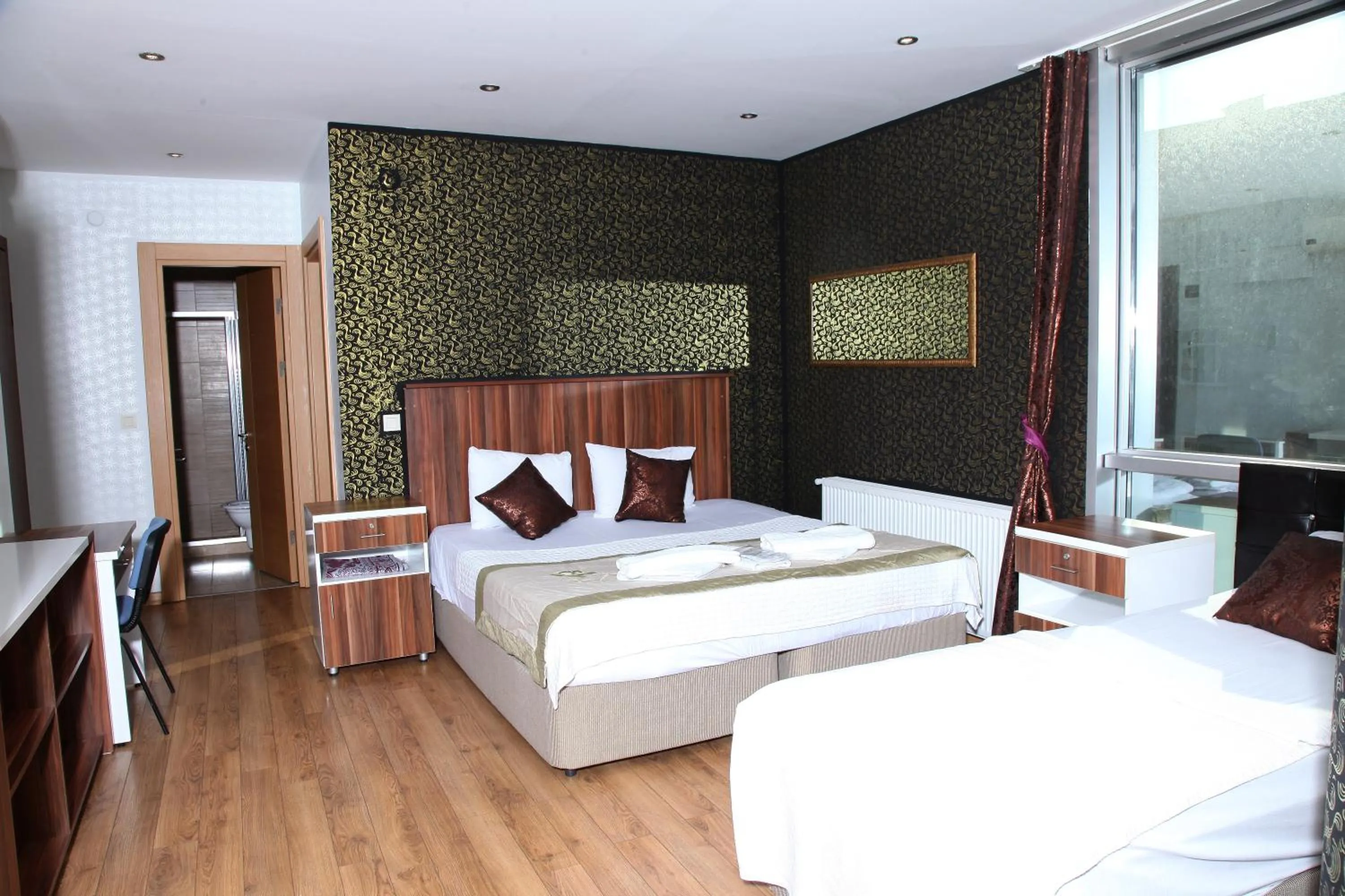 Bed in garden hill hotel