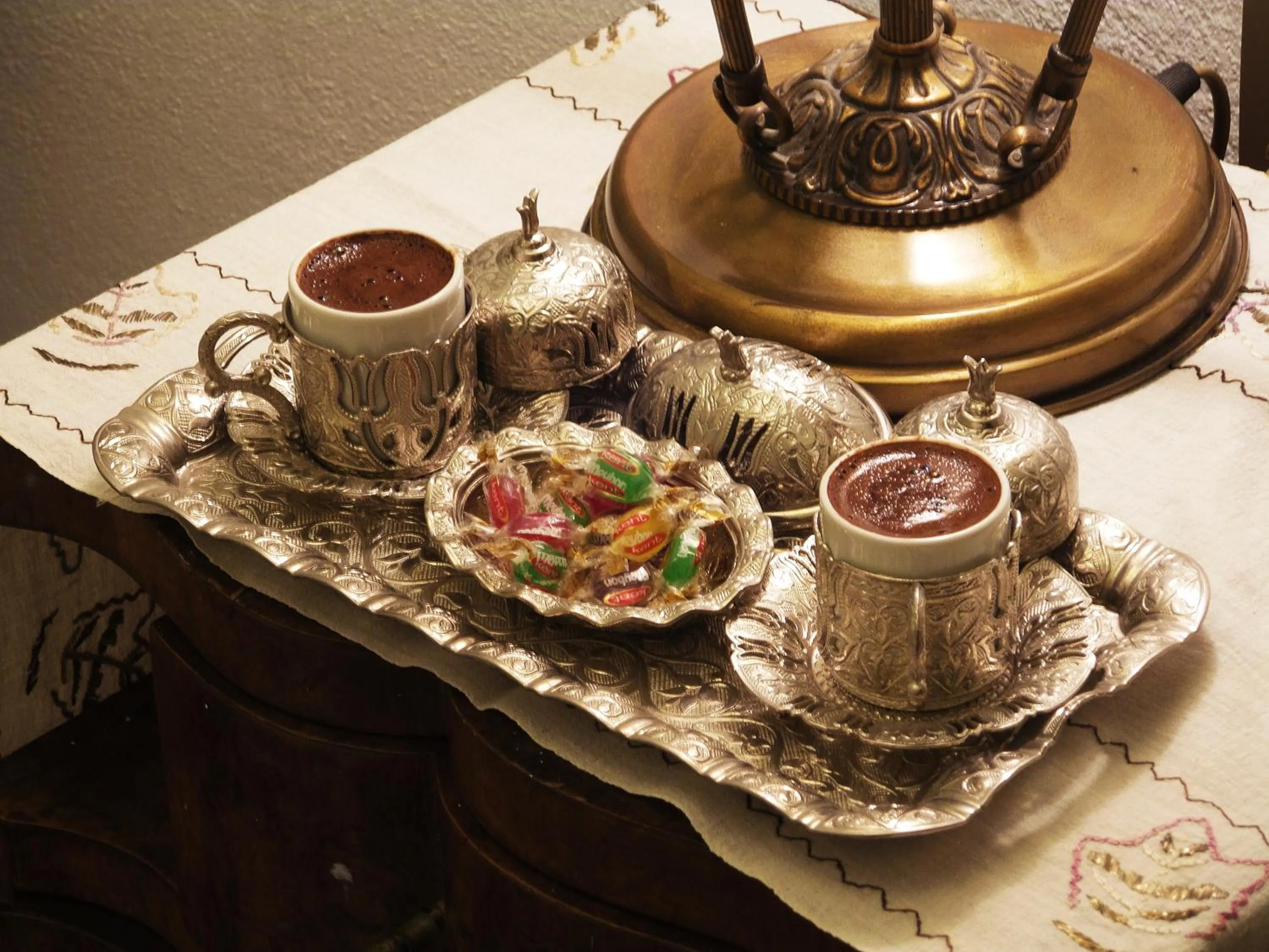 Seating area in Dantela Butik Hotel