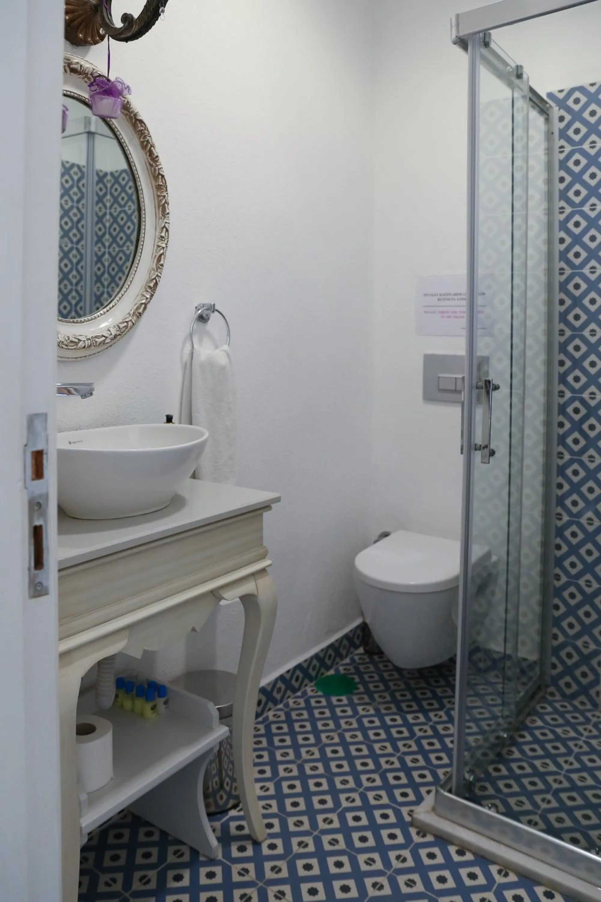 Shower in Dantela Butik Hotel