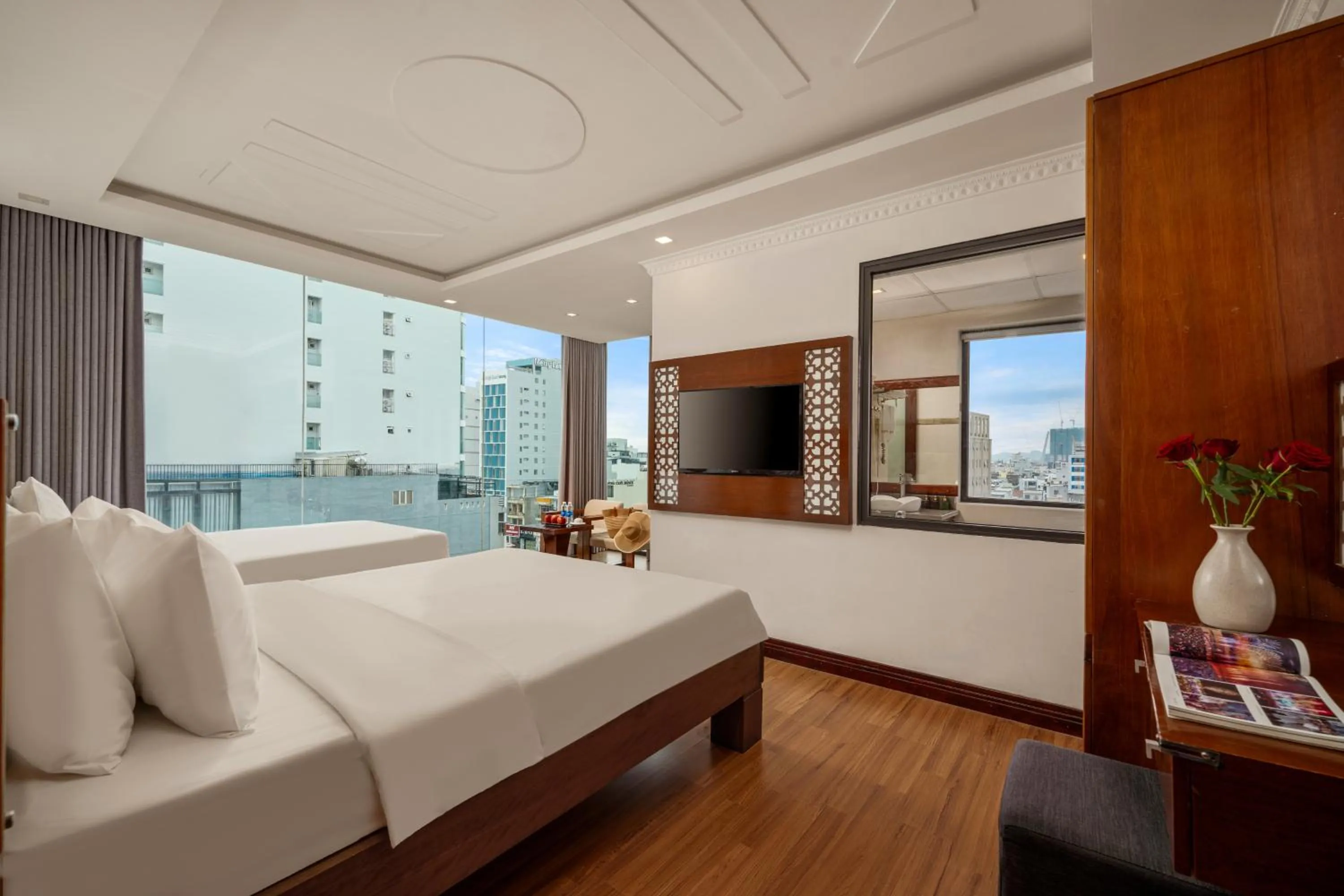 Photo of the whole room, Bed in A9 Beach Hotel Da Nang