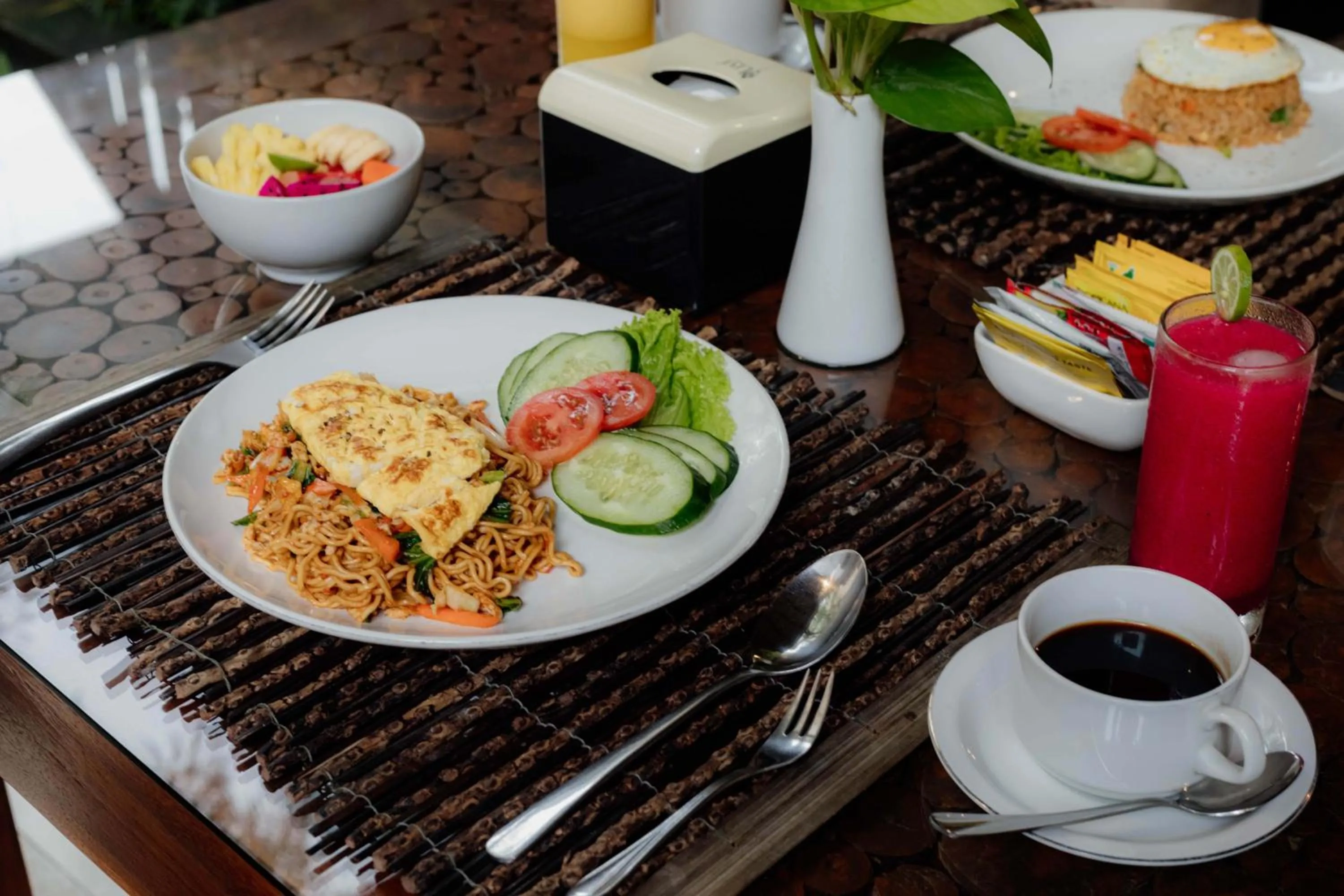 Food and drinks in Amoya Inn