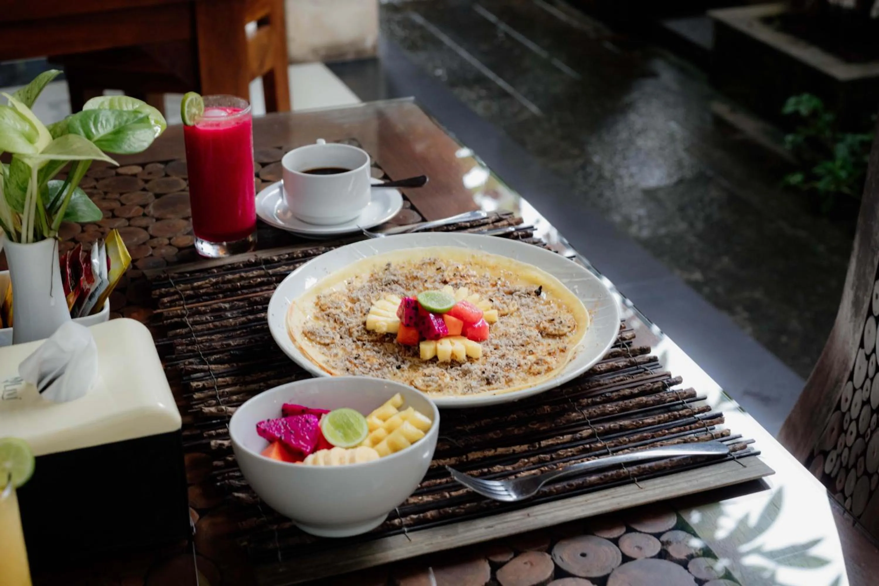 Food and drinks in Amoya Inn