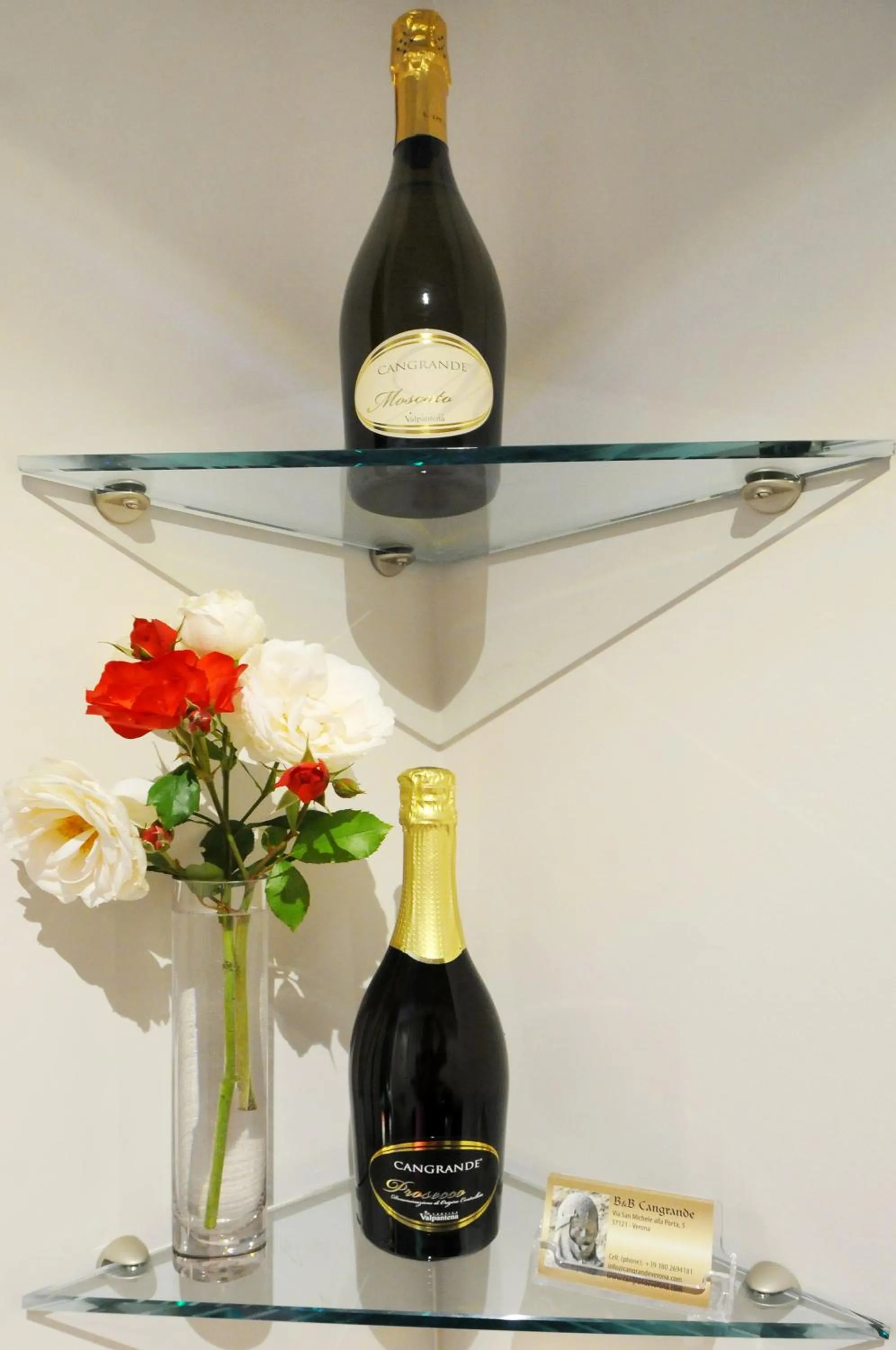 Alcoholic drinks in B&B Cangrande di Danese-Viviani