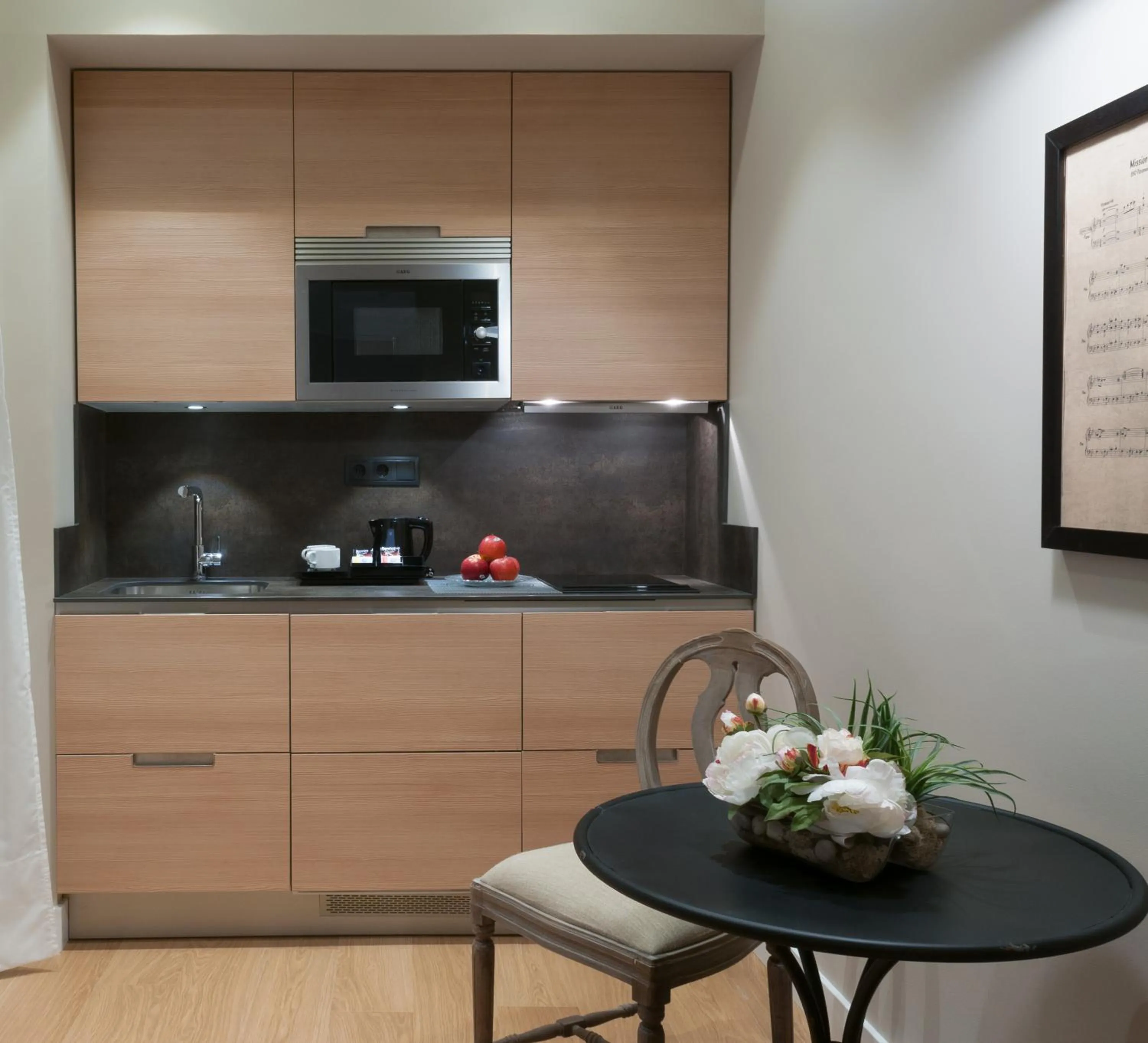 Kitchen or kitchenette in Suites Murillo Catedral