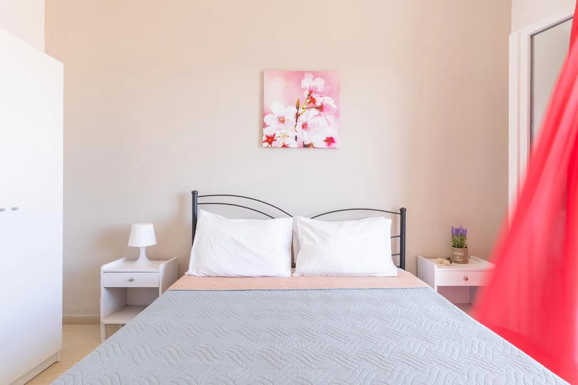 Bedroom, Bed in Katerina Horizon Apartments by Konnect - 1,8km from Ipsos beach