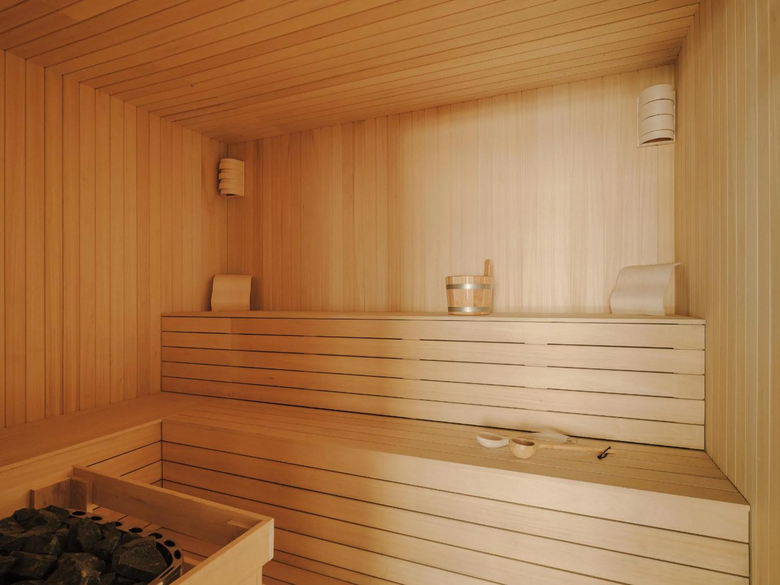 Sauna in Pabellon Hotel