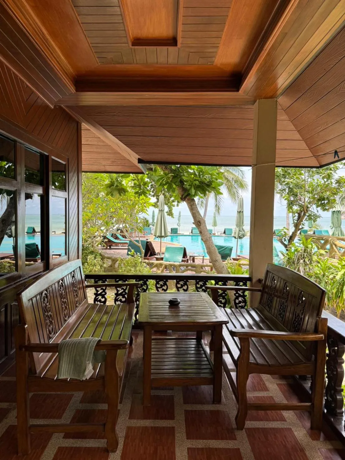 Seating area in Dreamland Resort