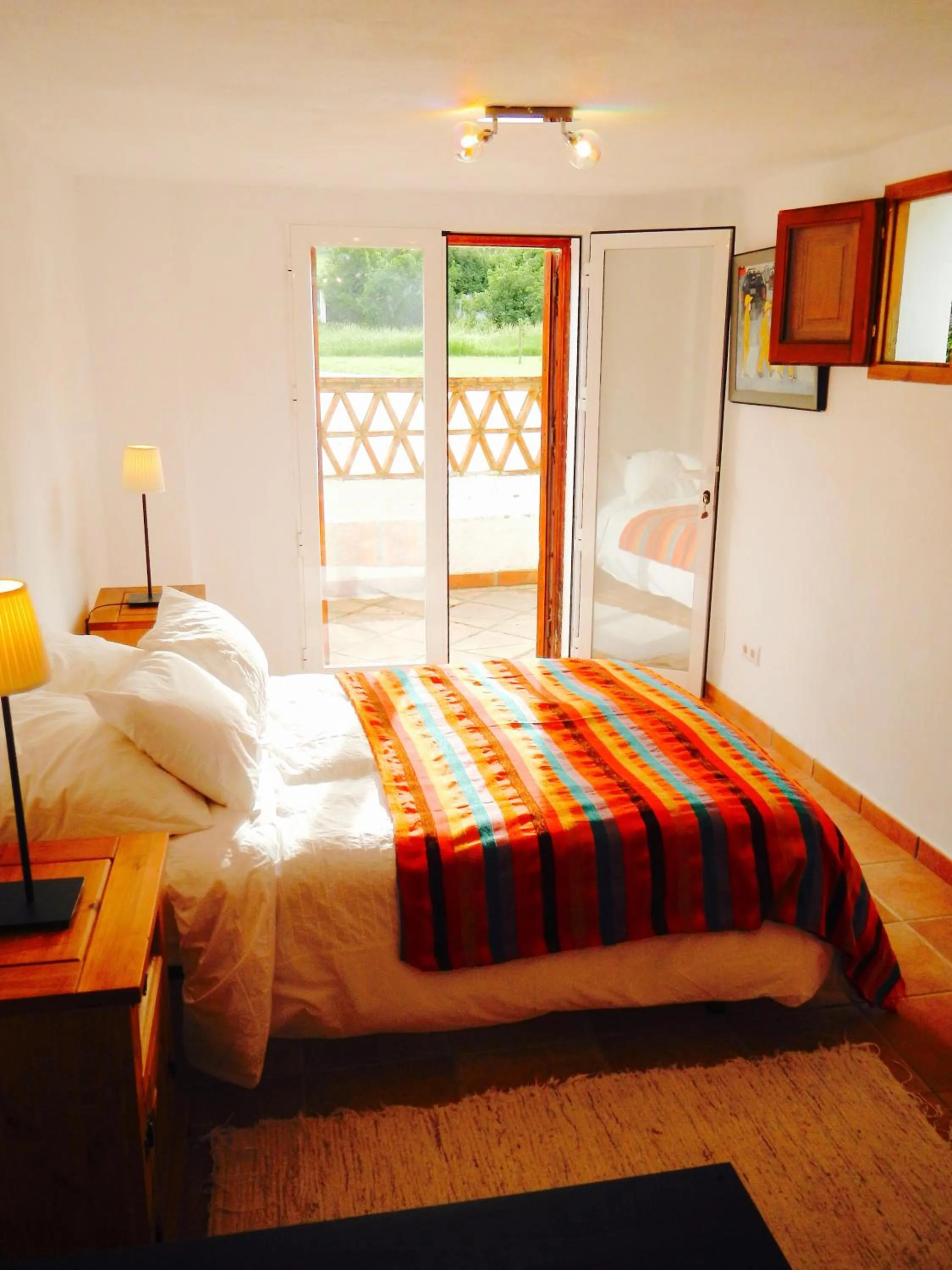 Bed in Finca La Rana Verde