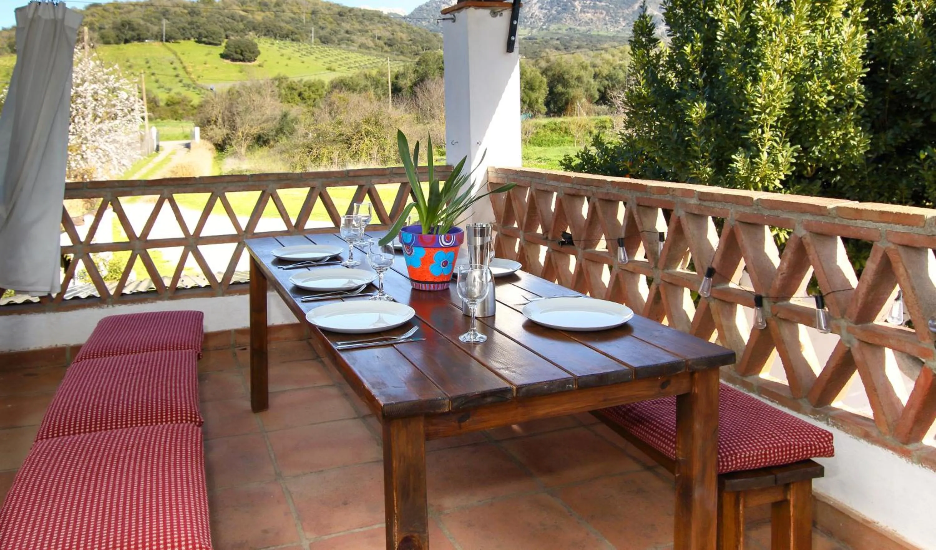 Balcony/Terrace in Finca La Rana Verde