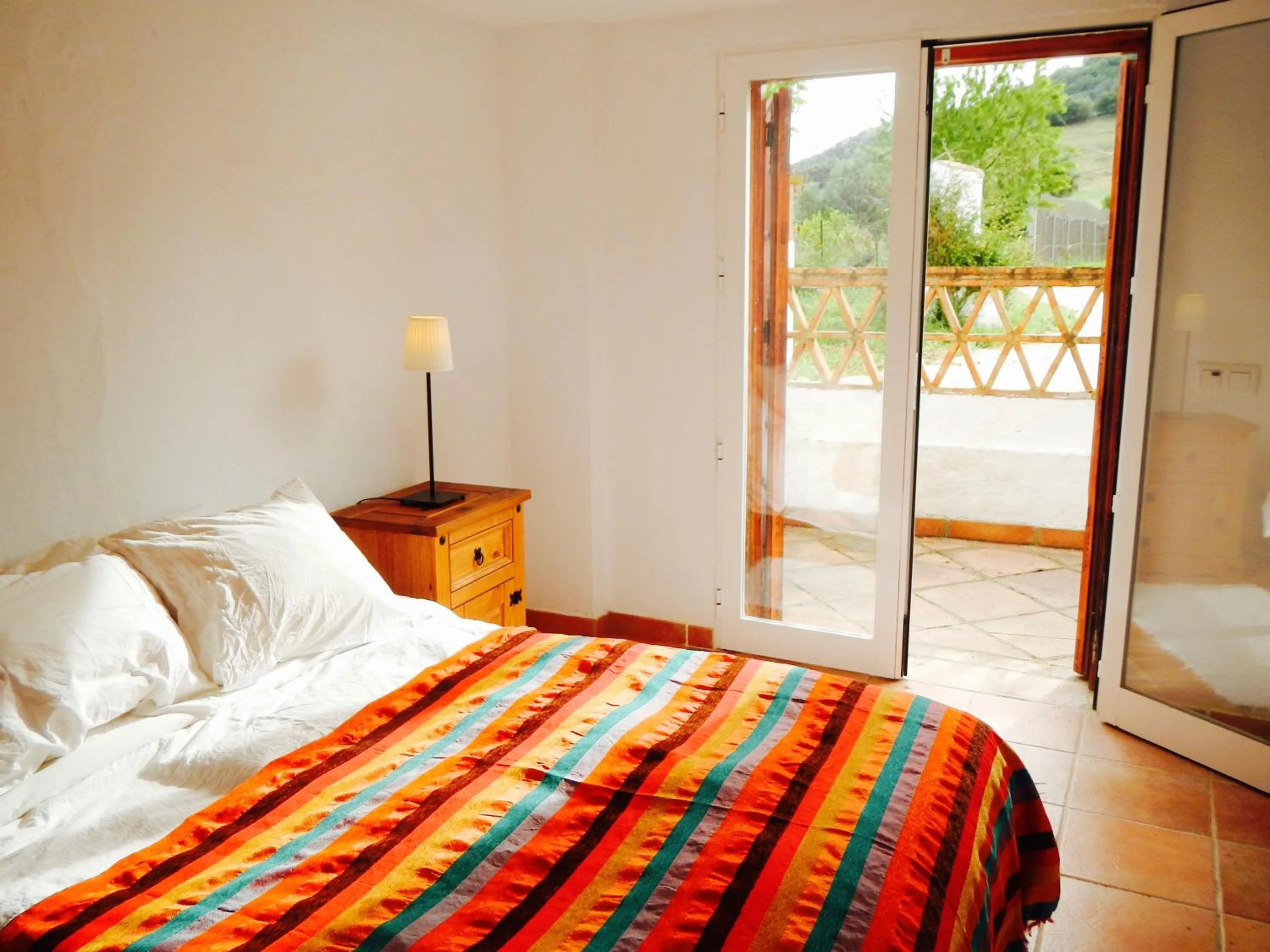 Bed in Finca La Rana Verde