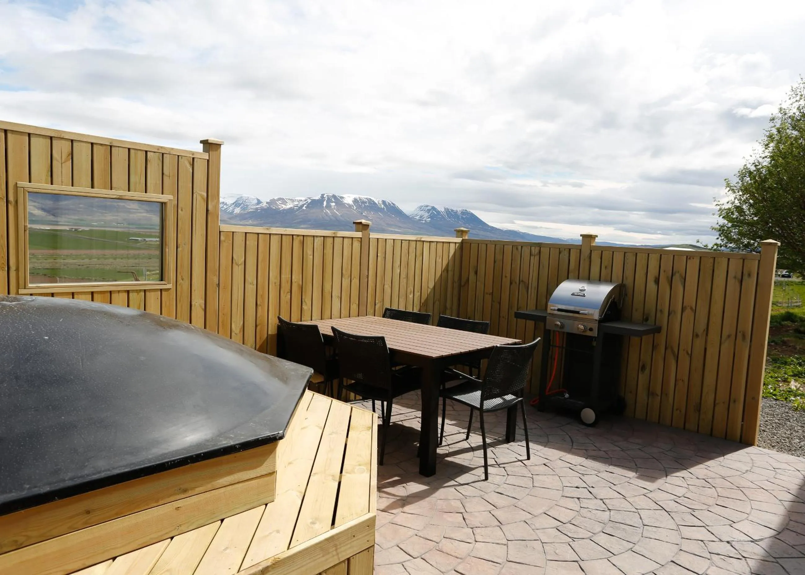Balcony/Terrace in Syðra-Skörðugil Guesthouse