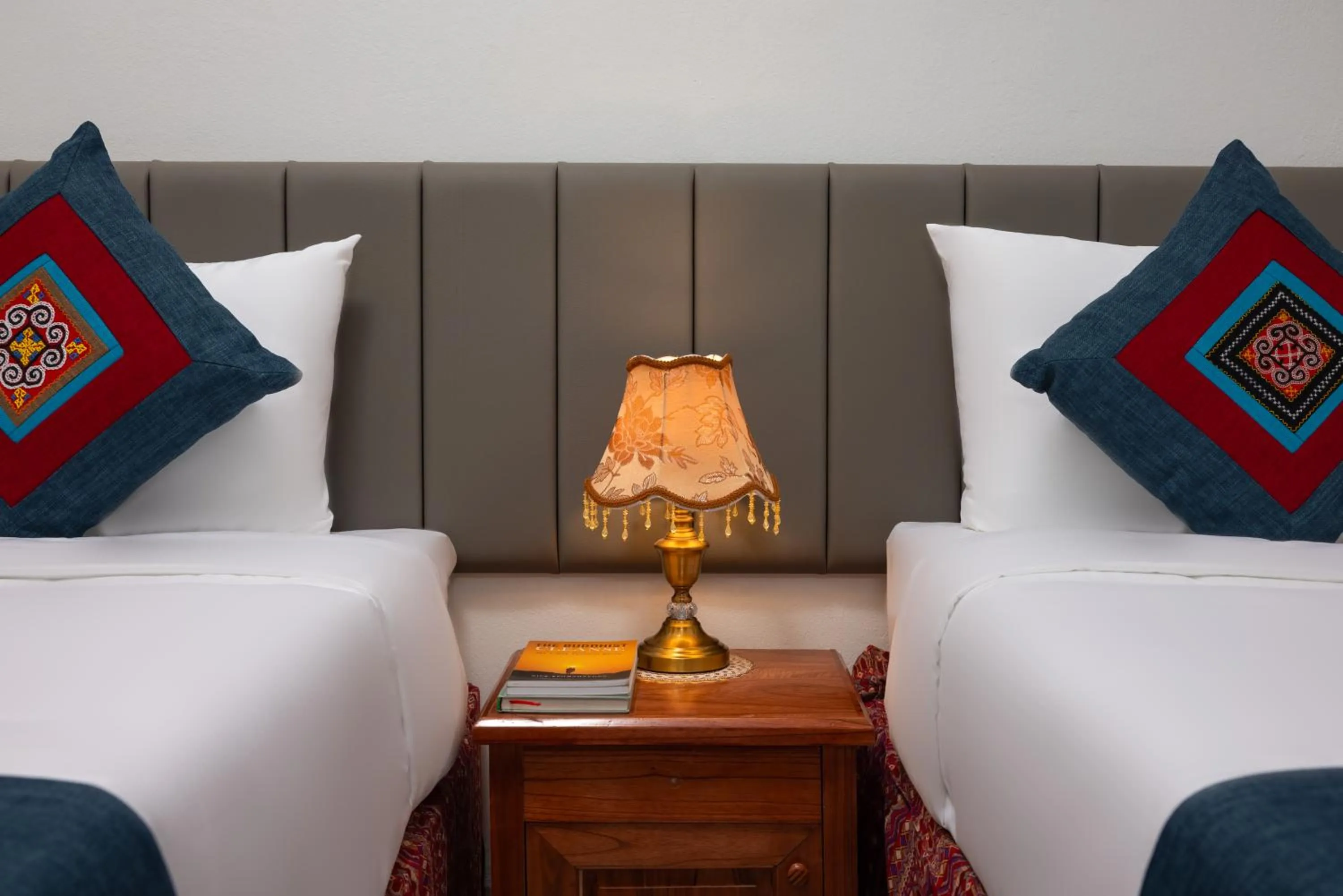 Photo of the whole room, Bed in July House Central Sapa