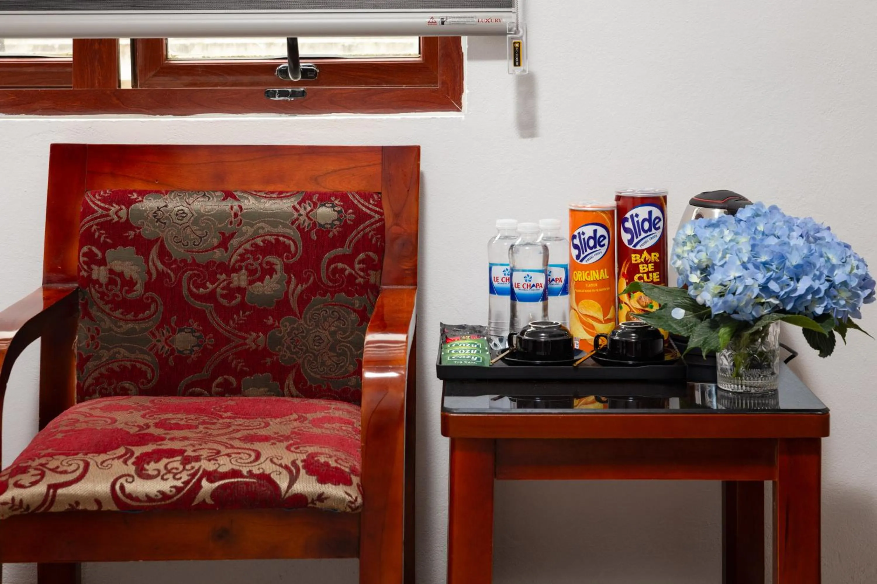 Seating area in July House Central Sapa