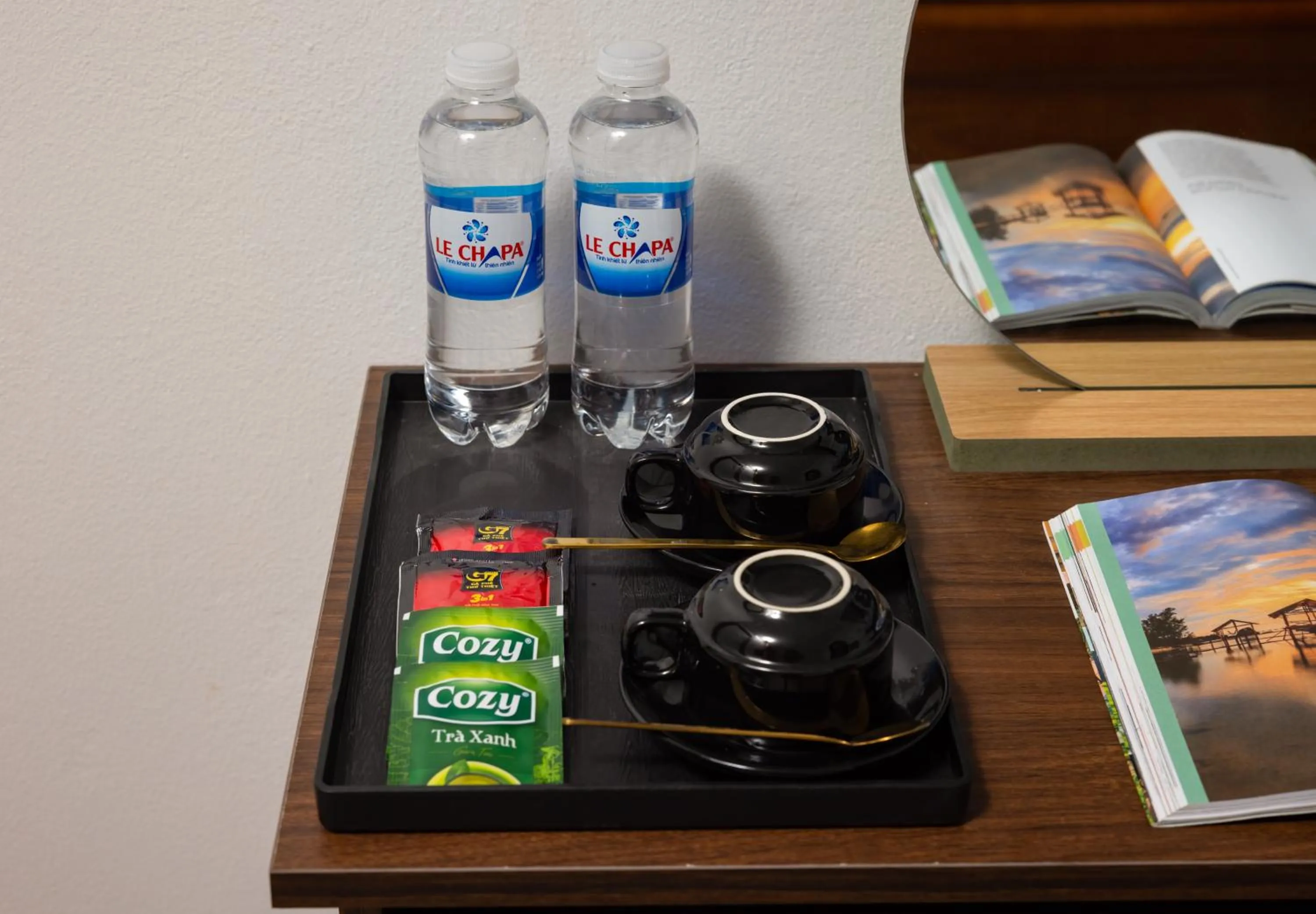 Decorative detail in July House Central Sapa