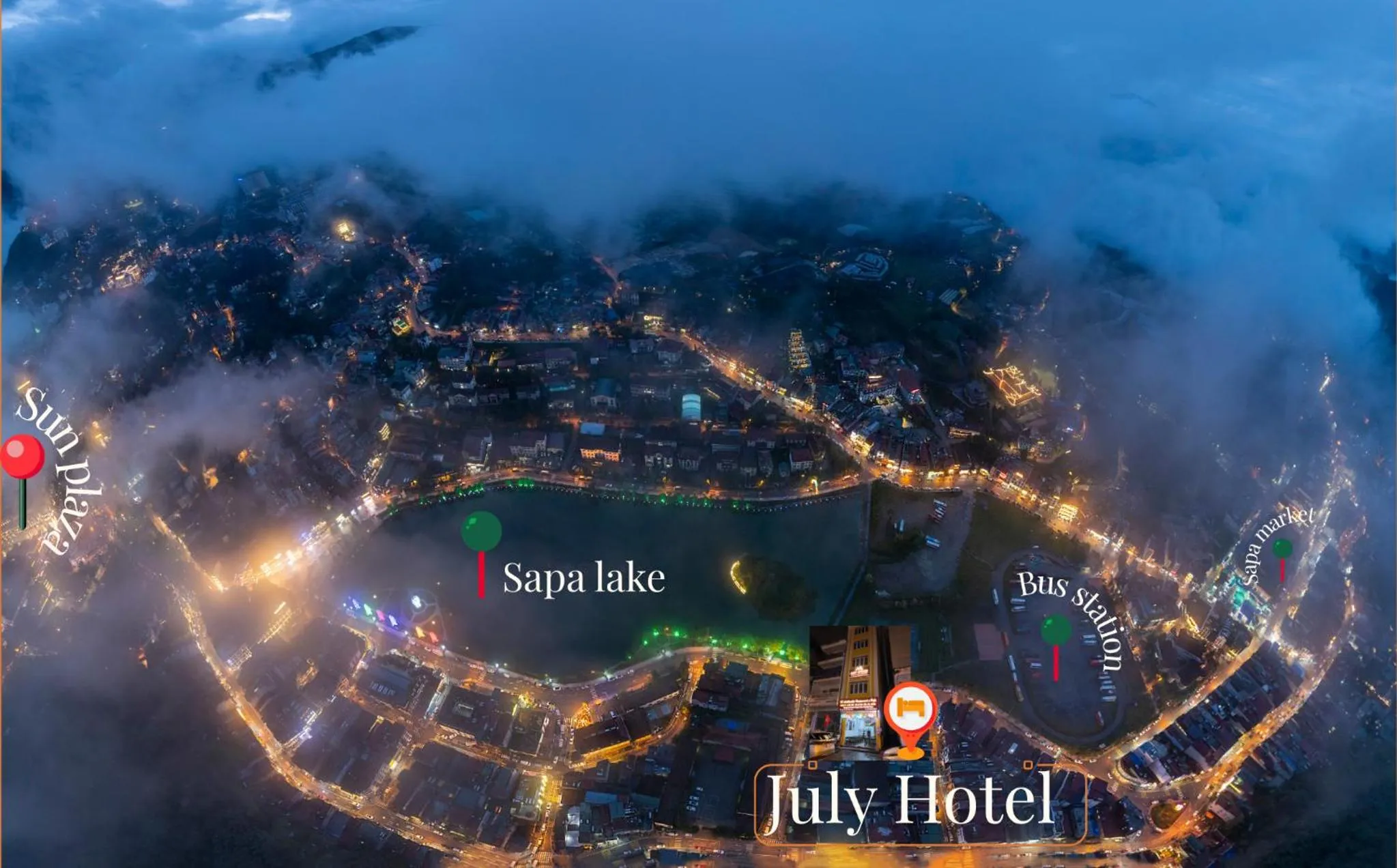 Night in July House Central Sapa