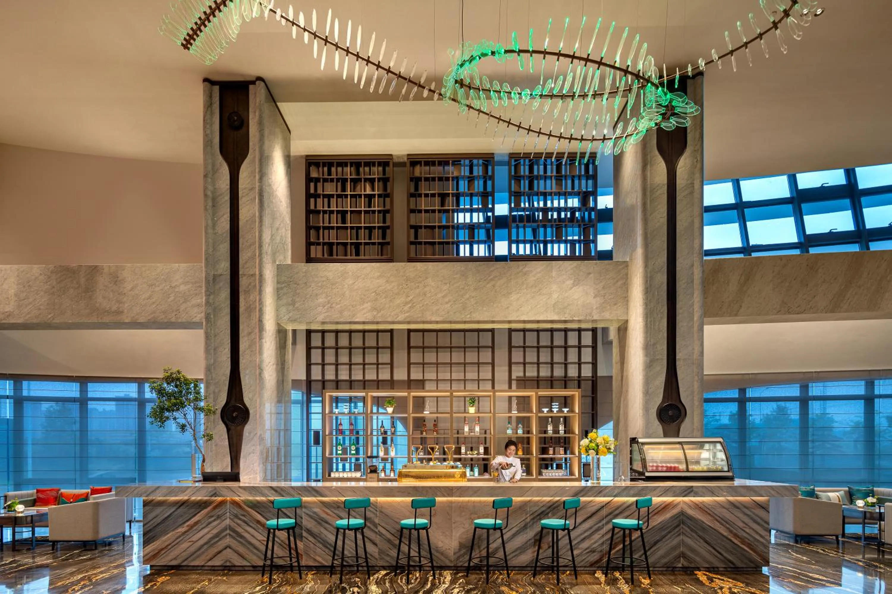 Lobby or reception in Crowne Plaza Putian by IHG