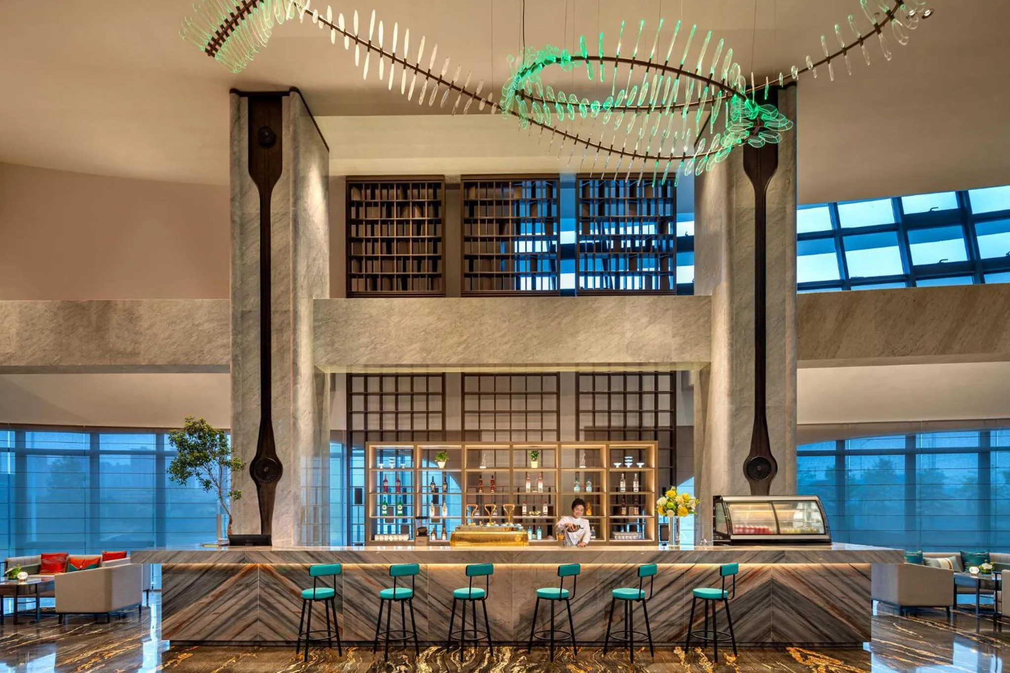 Lounge or bar in Crowne Plaza Putian by IHG