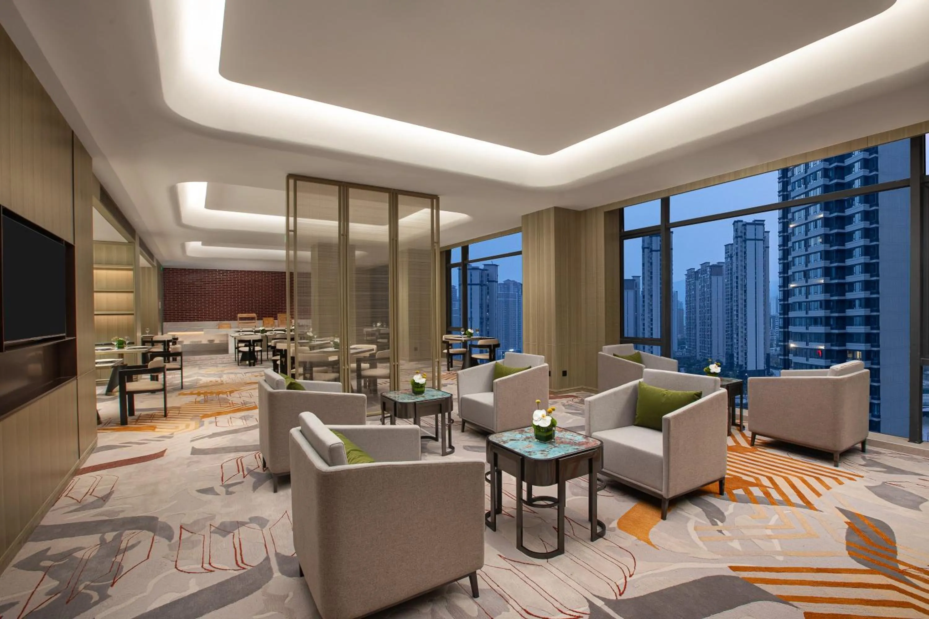 Lounge or bar in Crowne Plaza Putian by IHG