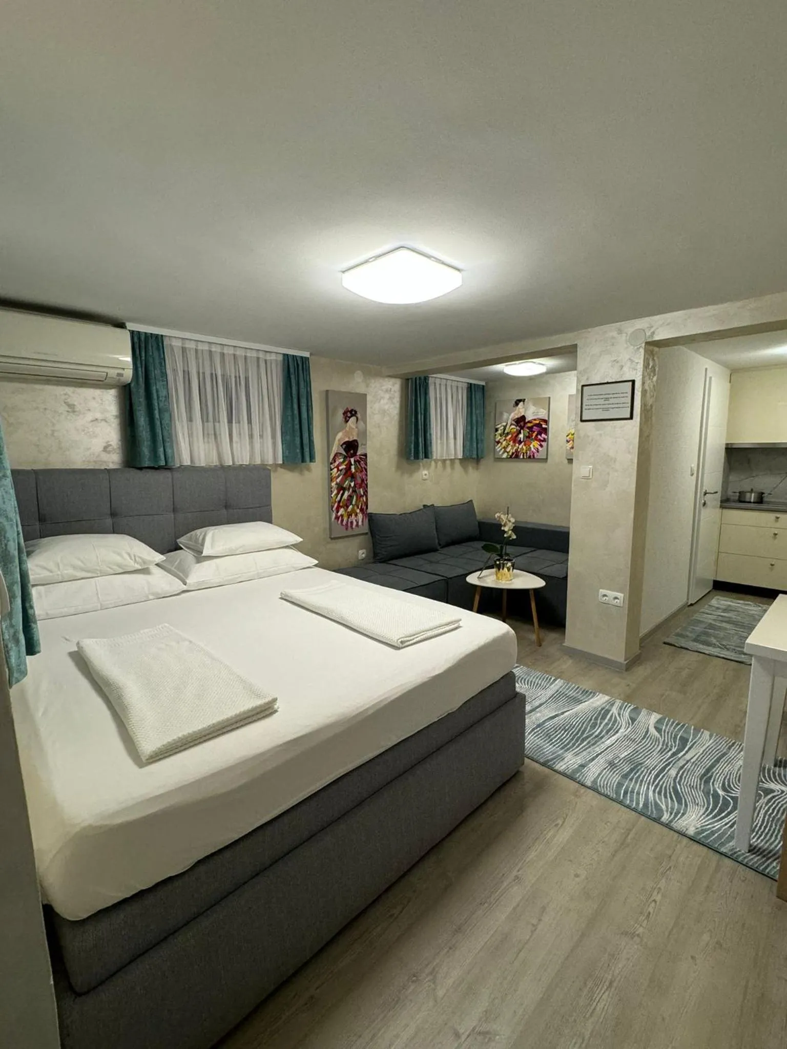 Bed in Senada Apartments