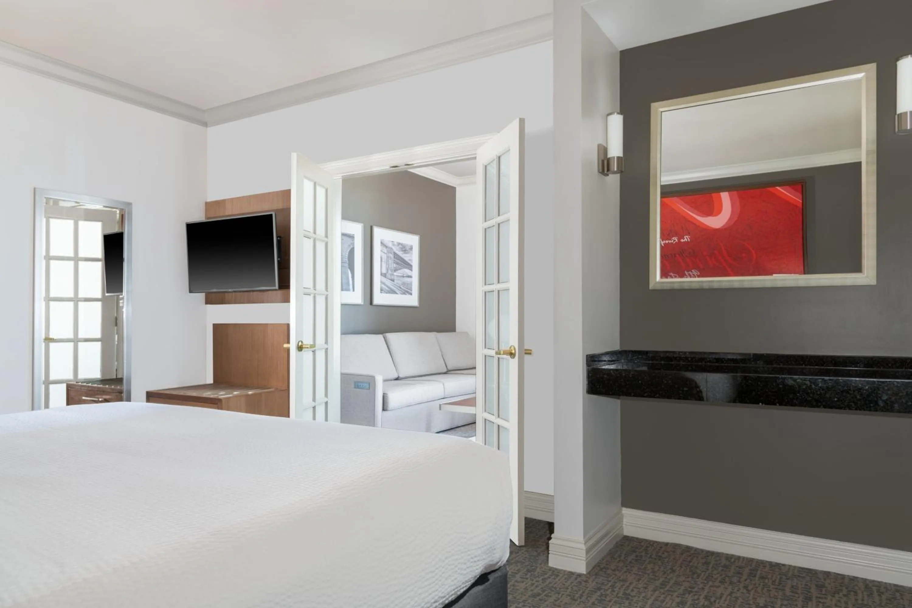 Bedroom, Bed in Courtyard St. Louis Downtown/Convention Center