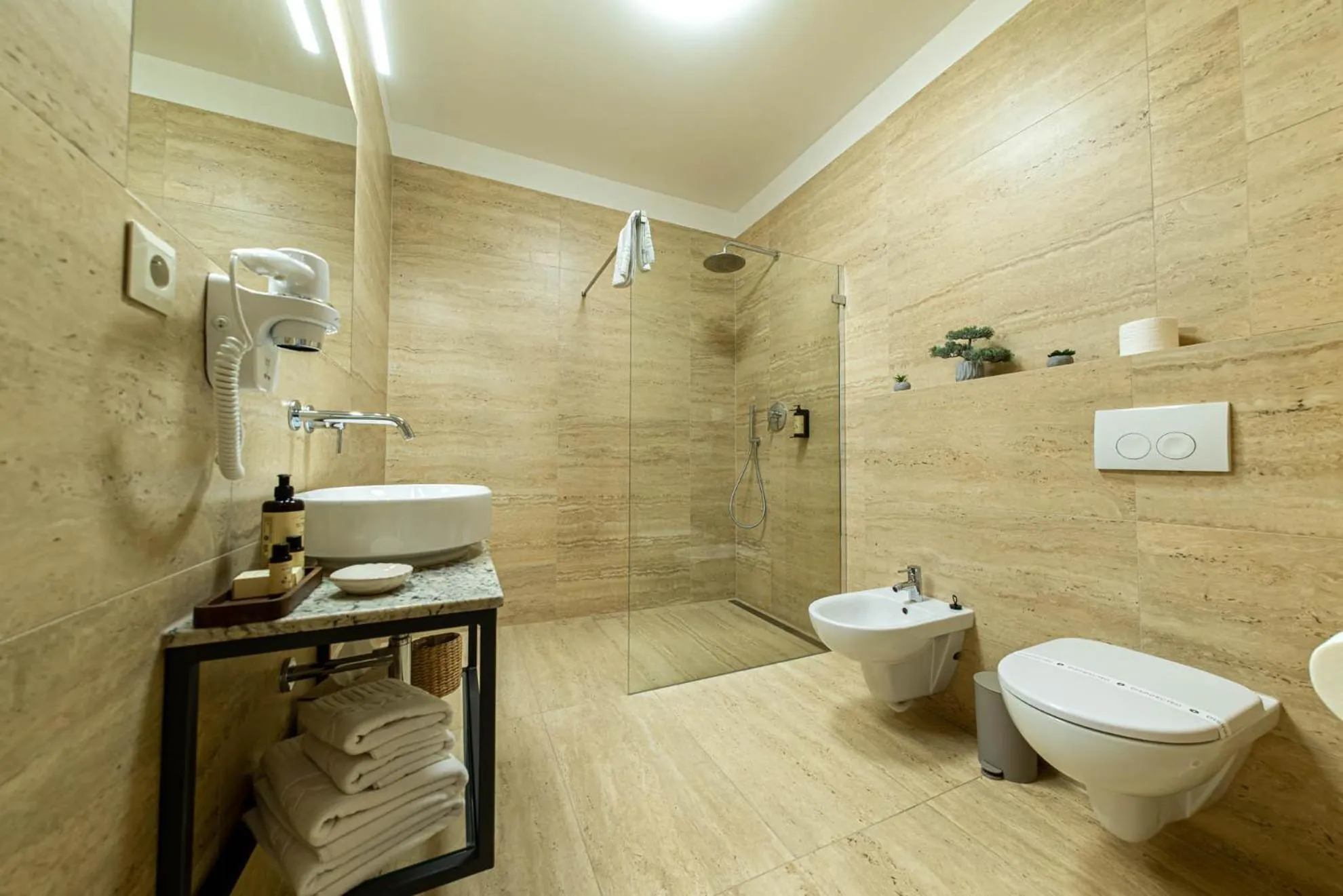 Bathroom in Wellness Hotel Pivovar Monopol