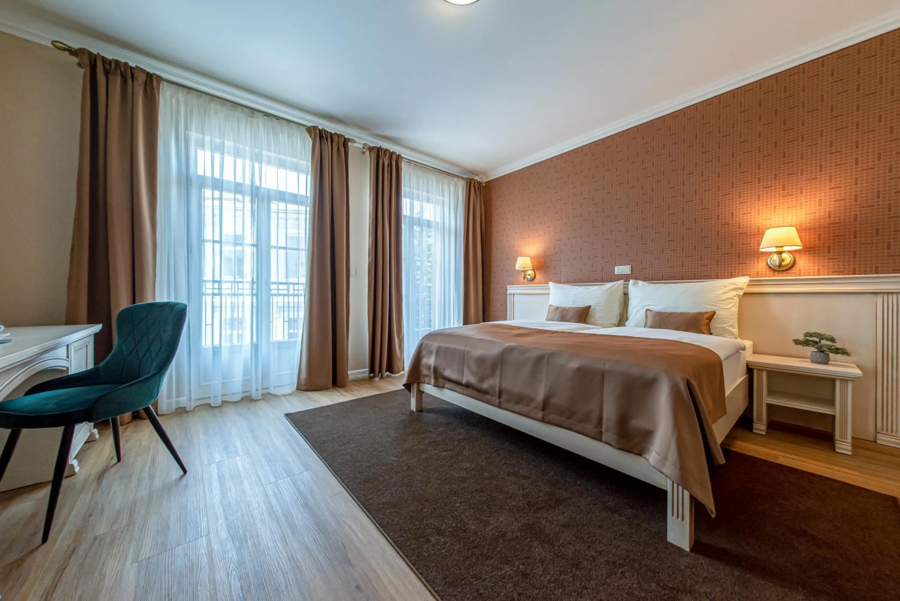 Bed in Wellness Hotel Pivovar Monopol