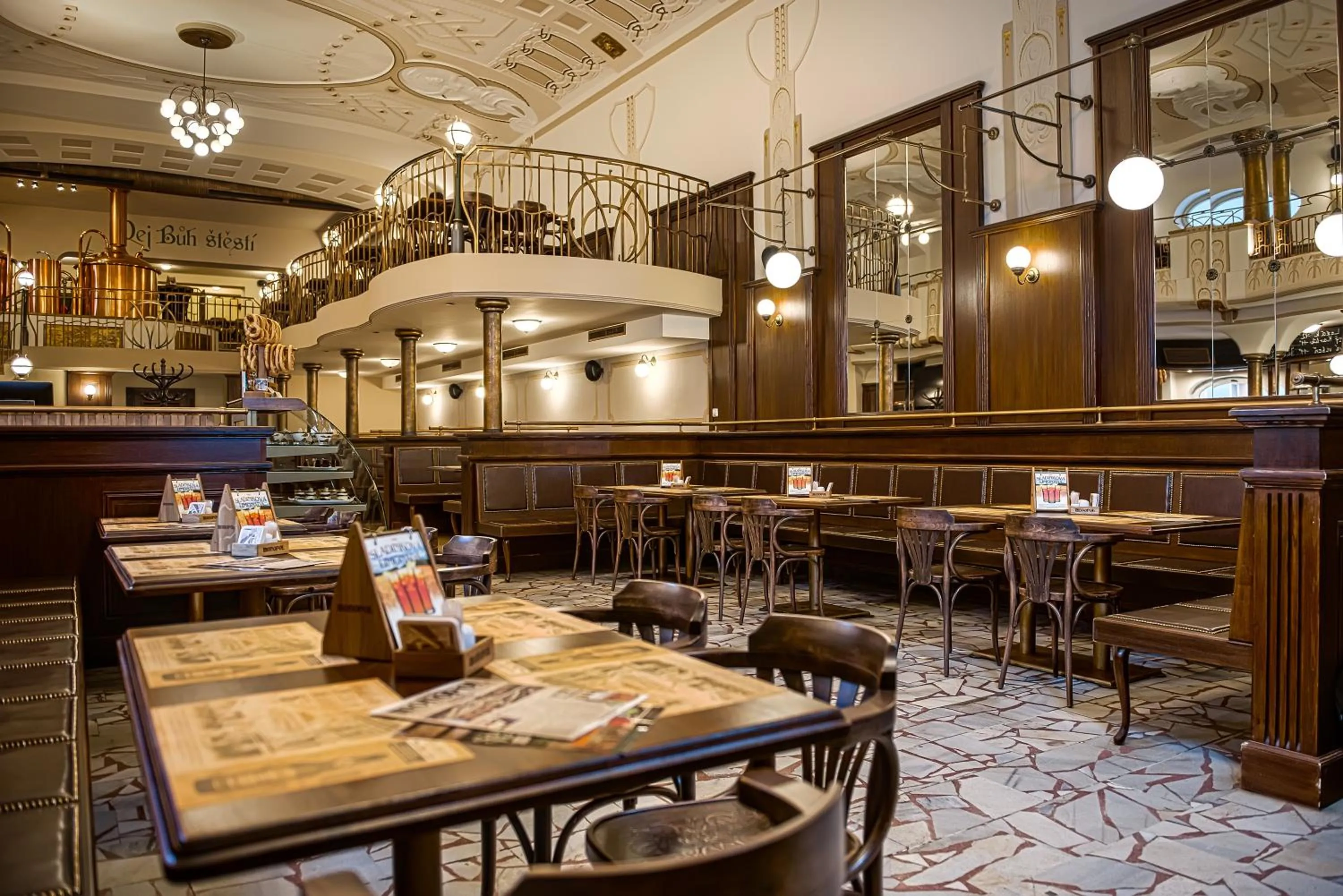 Restaurant/places to eat in Wellness Hotel Pivovar Monopol