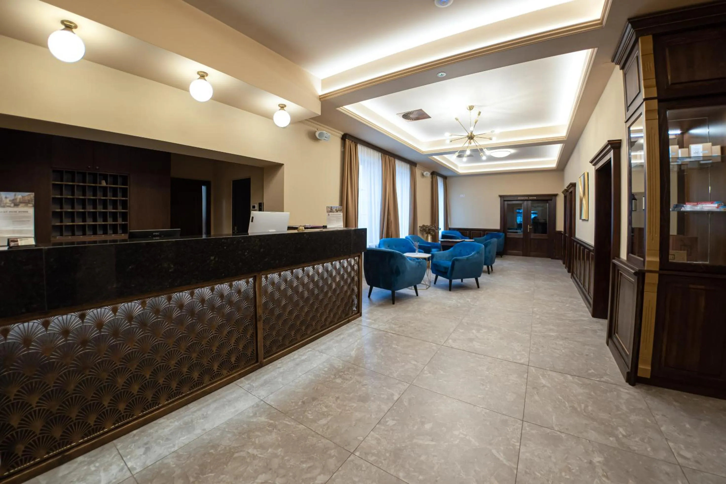 Lobby or reception in Wellness Hotel Pivovar Monopol