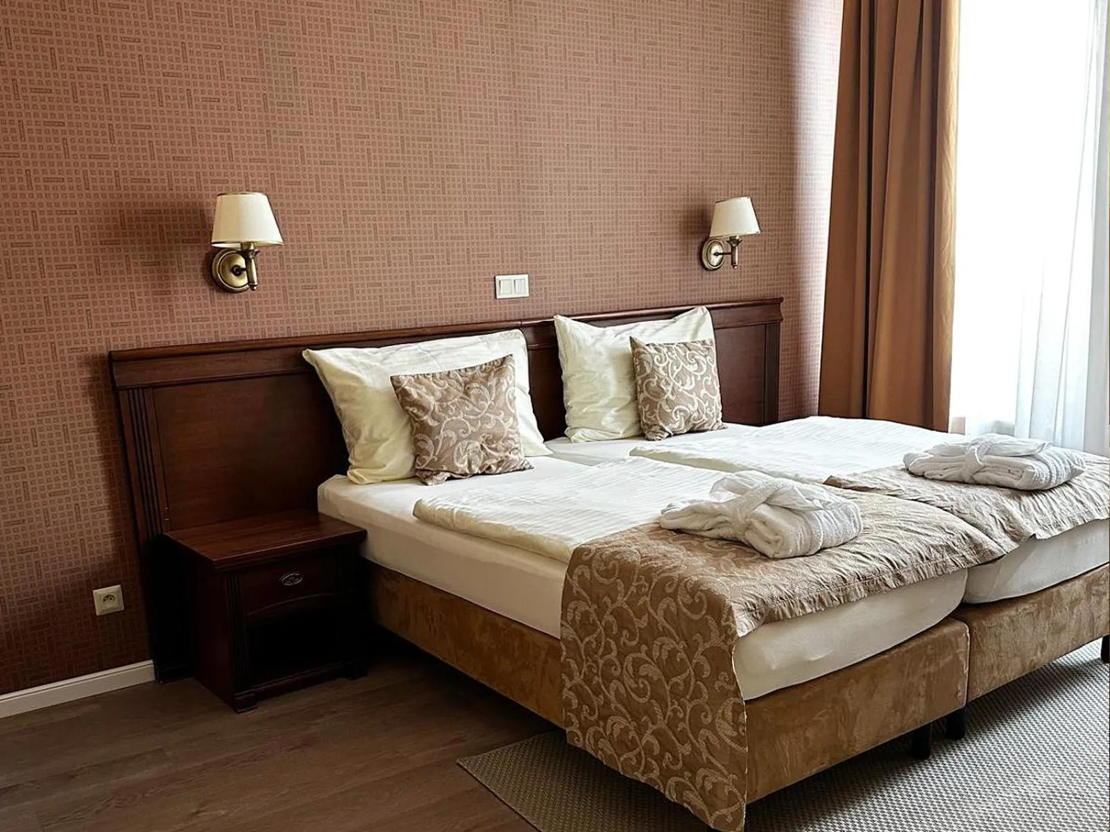 Bedroom, Bed in Wellness Hotel Pivovar Monopol