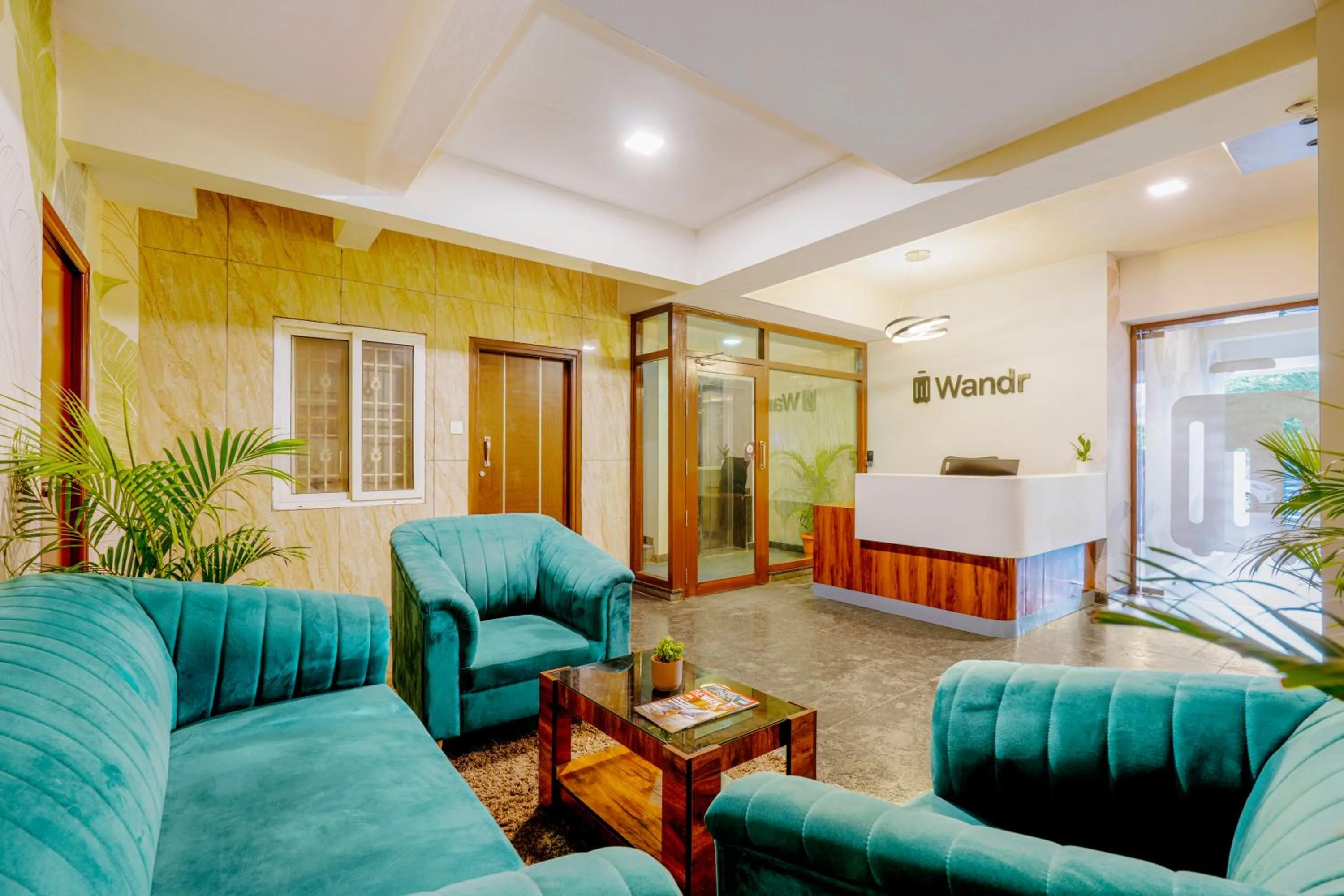 Lobby or reception in Wandr Hotel Brookefield, Bangalore