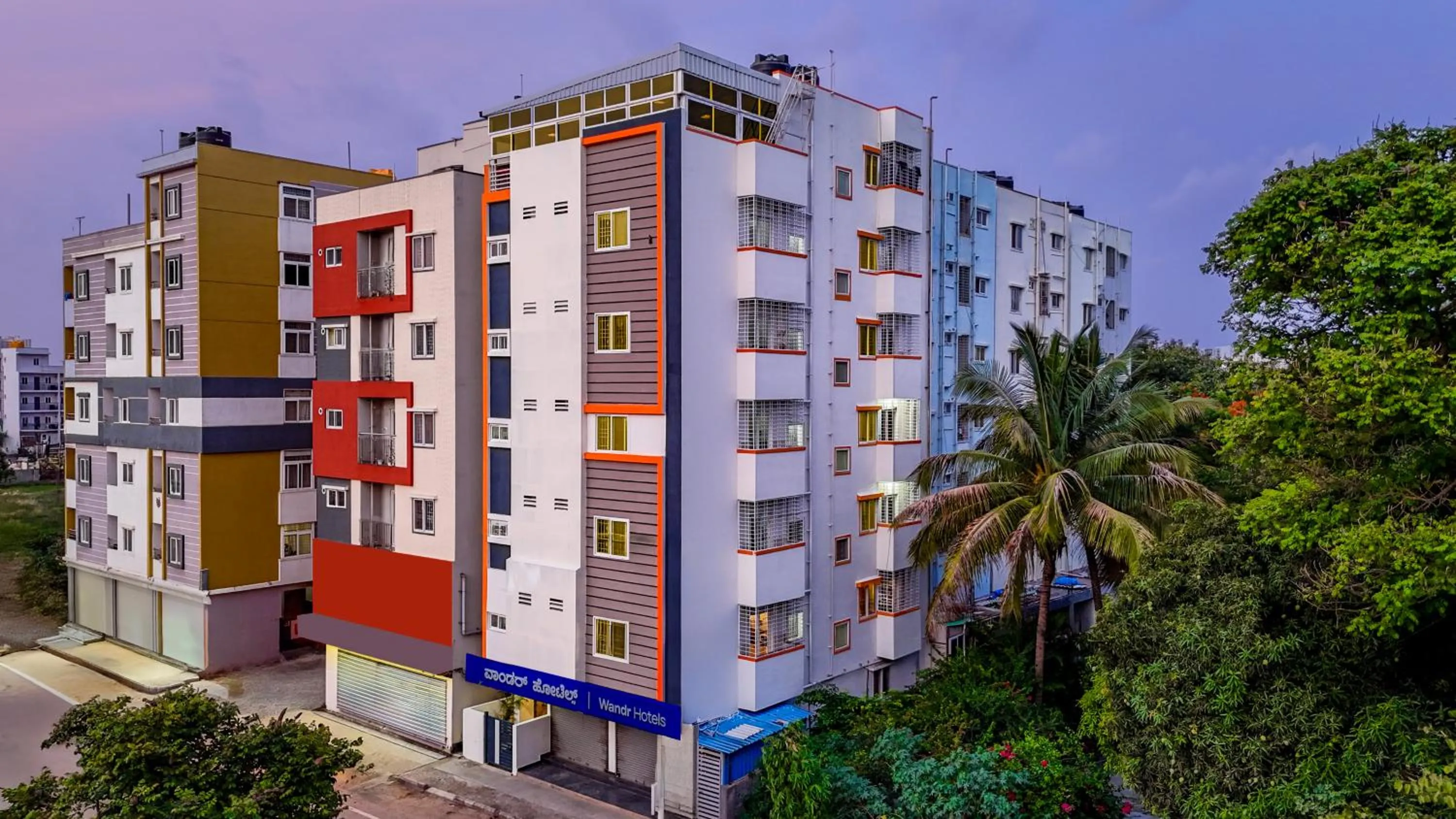 Property building in Wandr Hotel Brookefield, Bangalore