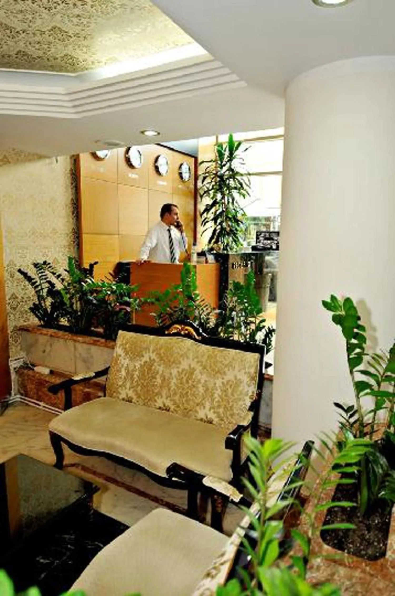 Lobby or reception in Ilıcak Hotel
