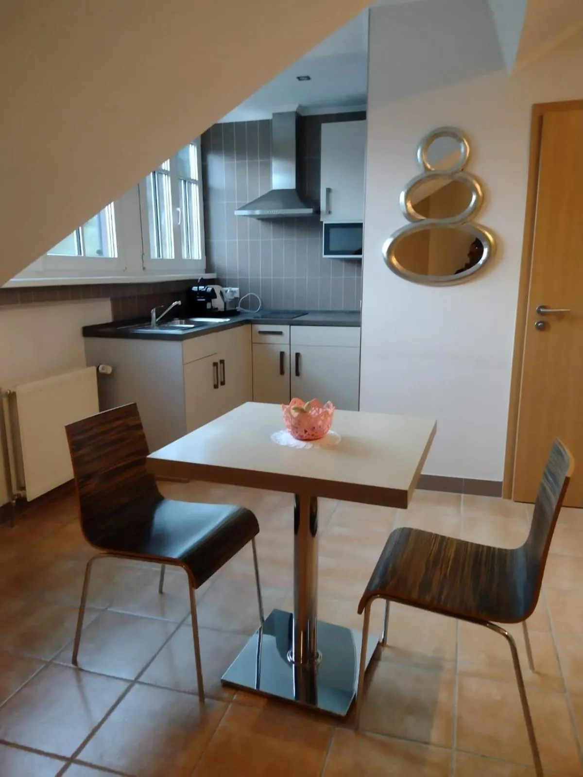 Dining area in Appart-Hotel Gwendy